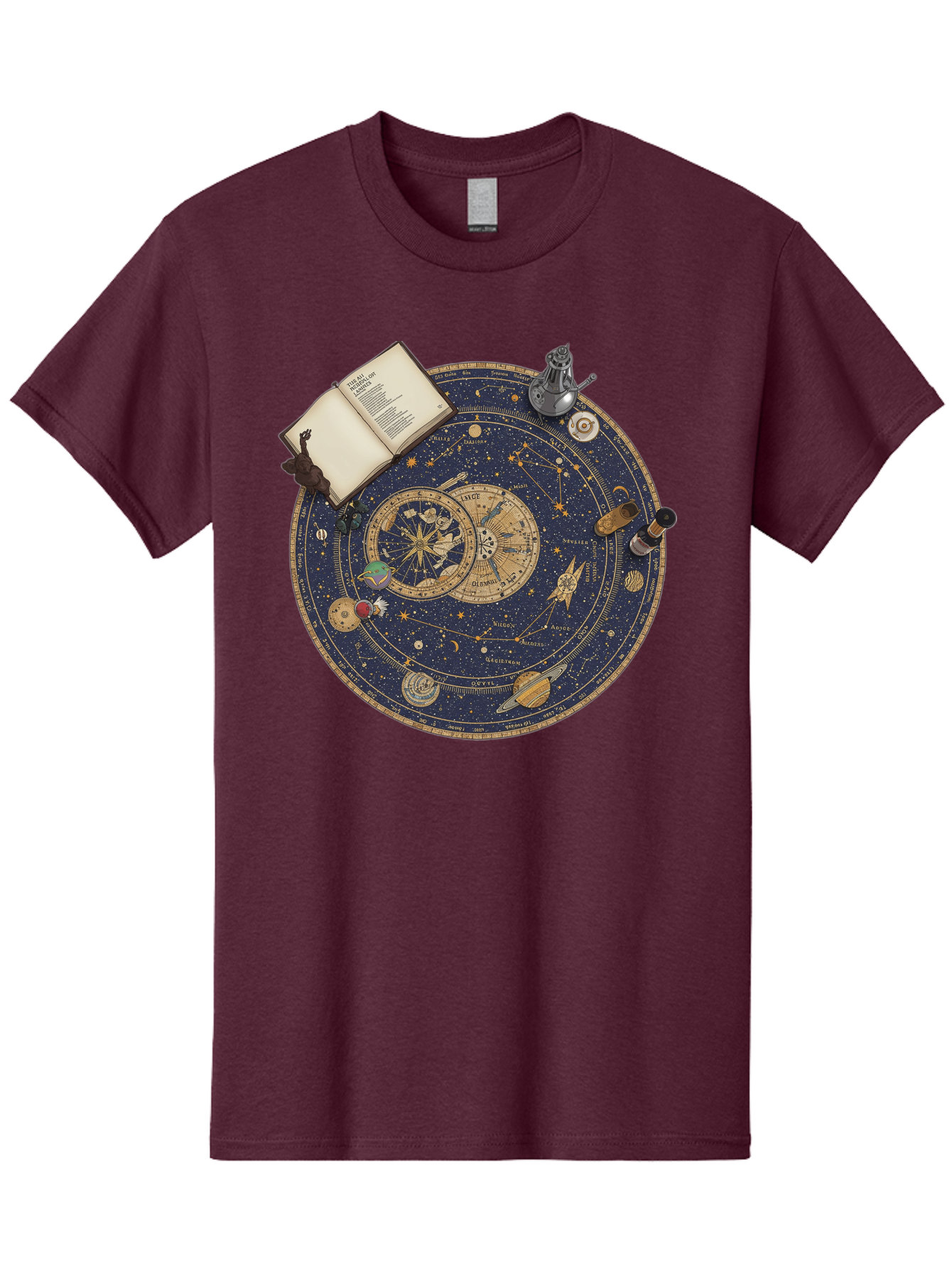 Astronomy-Wheel Men'S Graphic Tee, 100% Cotton, Comfortable Casual Summer Wear, Machine Washable, Vintage Camera, Old Camera, Antique Camera, Black Camera, Classic Photography, Photography Equipment, Nostalgic Device, Film Camera, Camera Art Bag153 8