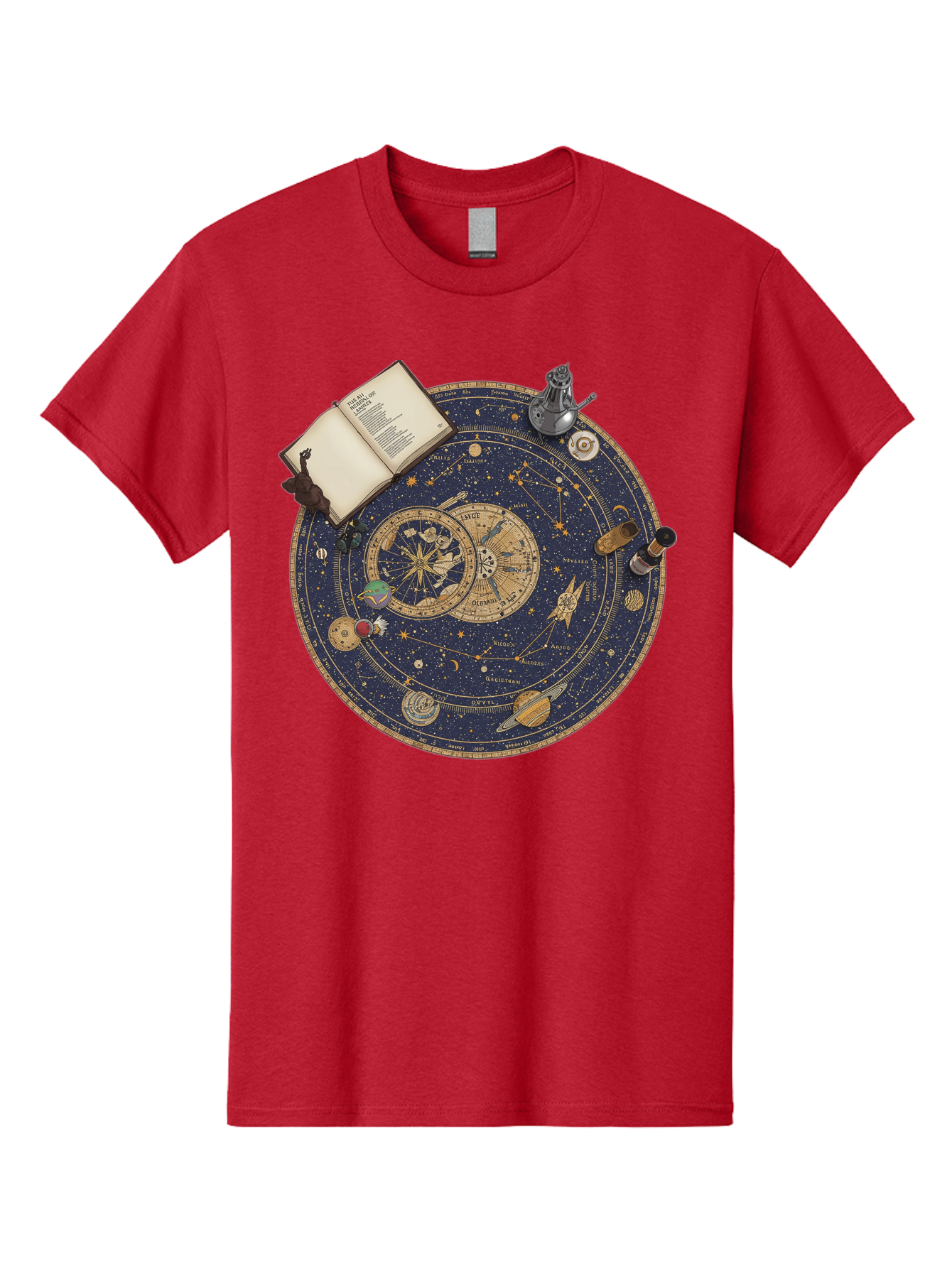 Astronomy-Wheel Men'S Graphic Tee, 100% Cotton, Comfortable Casual Summer Wear, Machine Washable, Vintage Camera, Old Camera, Antique Camera, Black Camera, Classic Photography, Photography Equipment, Nostalgic Device, Film Camera, Camera Art Bag153 5