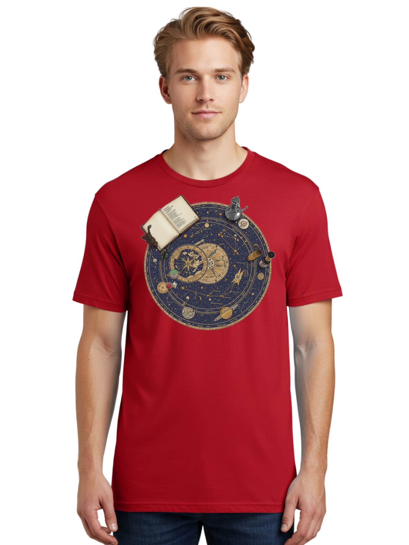 Astronomy-Wheel Men'S Graphic Tee, 100% Cotton, Comfortable Casual Summer Wear, Machine Washable, Vintage Camera, Old Camera, Antique Camera, Black Camera, Classic Photography, Photography Equipment, Nostalgic Device, Film Camera, Camera Art Bag153 20