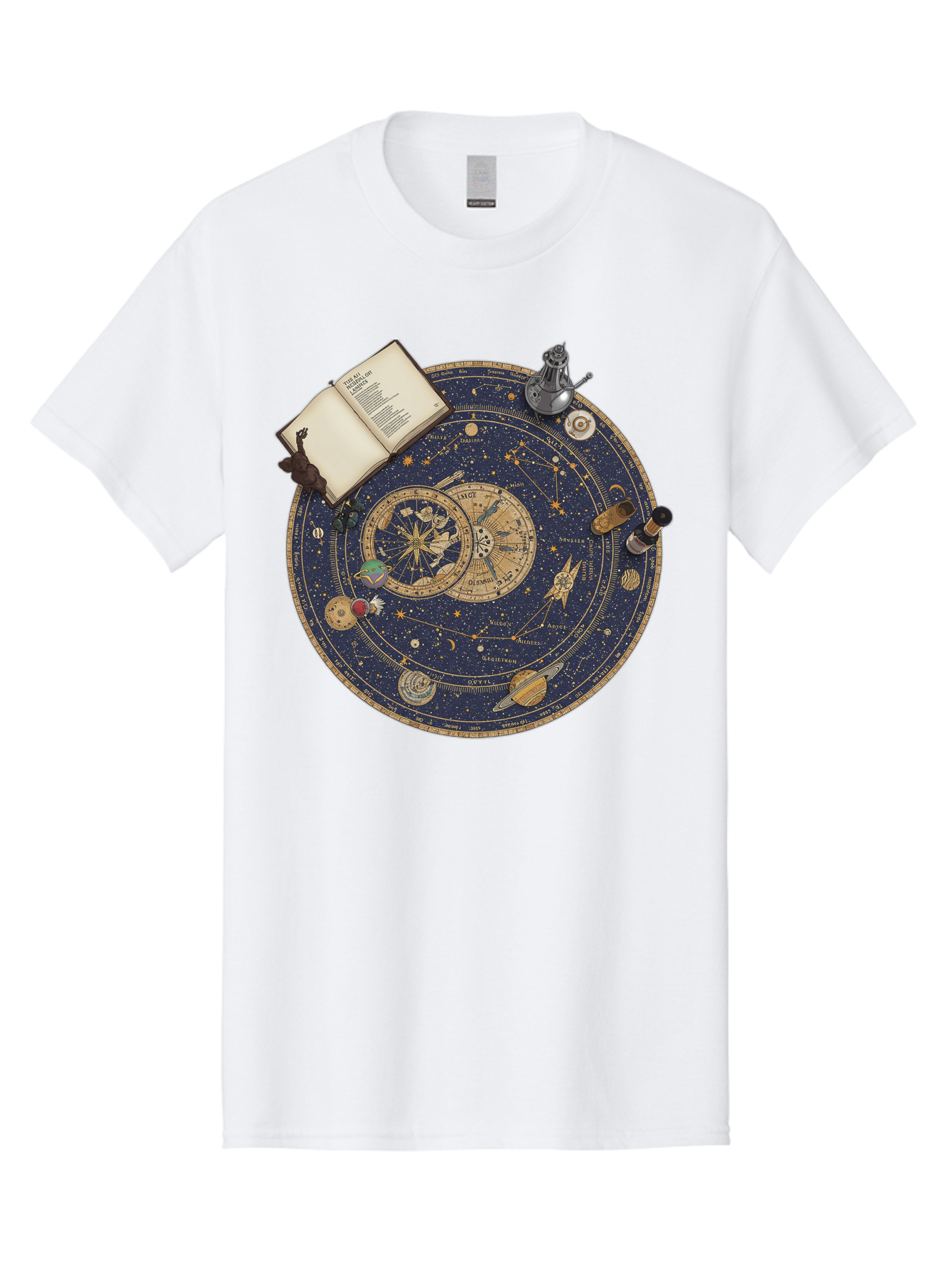 Astronomy-Wheel Men'S Graphic Tee, 100% Cotton, Comfortable Casual Summer Wear, Machine Washable, Vintage Camera, Old Camera, Antique Camera, Black Camera, Classic Photography, Photography Equipment, Nostalgic Device, Film Camera, Camera Art Bag153 15