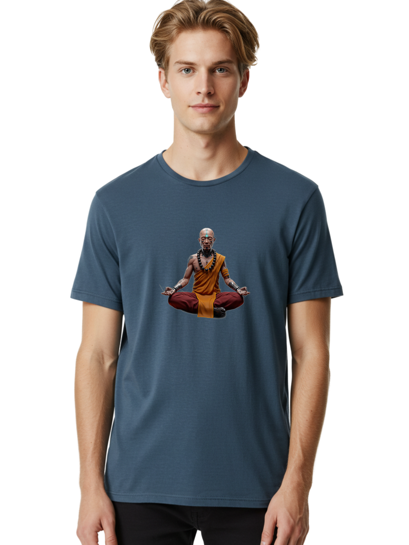 Bald-Monk-Meditating Men'S Graphic Tee, 100% Cotton, Comfortable Casual Summer Wear, Machine Washable, Vintage Camera, Old Camera, Antique Camera, Black Camera, Classic Photography, Photography Equipment, Nostalgic Device, Film Camera, Bag156 27