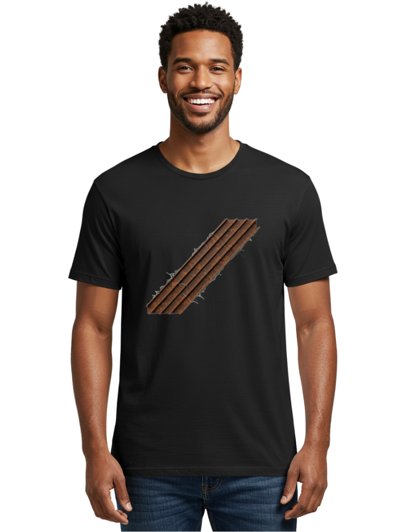 Barbed-Wire Men'S Graphic Tee, 100% Cotton, Comfortable Casual Summer Wear, Machine Washable, Vintage Camera, Old Camera, Antique Camera, Black Camera, Classic Photography, Photography Equipment, Nostalgic Device, Film Camera, Camera Art Bag160 20