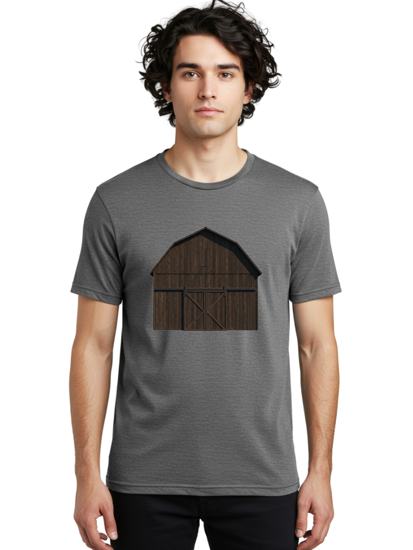 Barn-Door Men'S Graphic Tee, 100% Cotton, Comfortable Casual Summer Wear, Machine Washable, Vintage Camera, Old Camera, Antique Camera, Black Camera, Classic Photography, Photography Equipment, Nostalgic Device, Film Camera, Camera Art Bag161 21