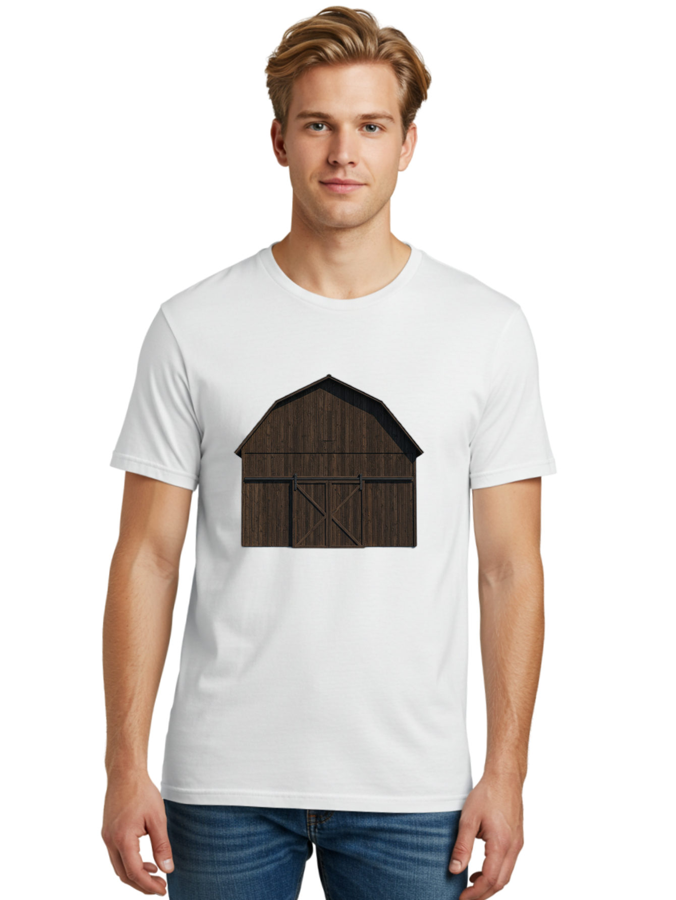 Barn-Door Men'S Graphic Tee, 100% Cotton, Comfortable Casual Summer Wear, Machine Washable, Vintage Camera, Old Camera, Antique Camera, Black Camera, Classic Photography, Photography Equipment, Nostalgic Device, Film Camera, Camera Art Bag161 26