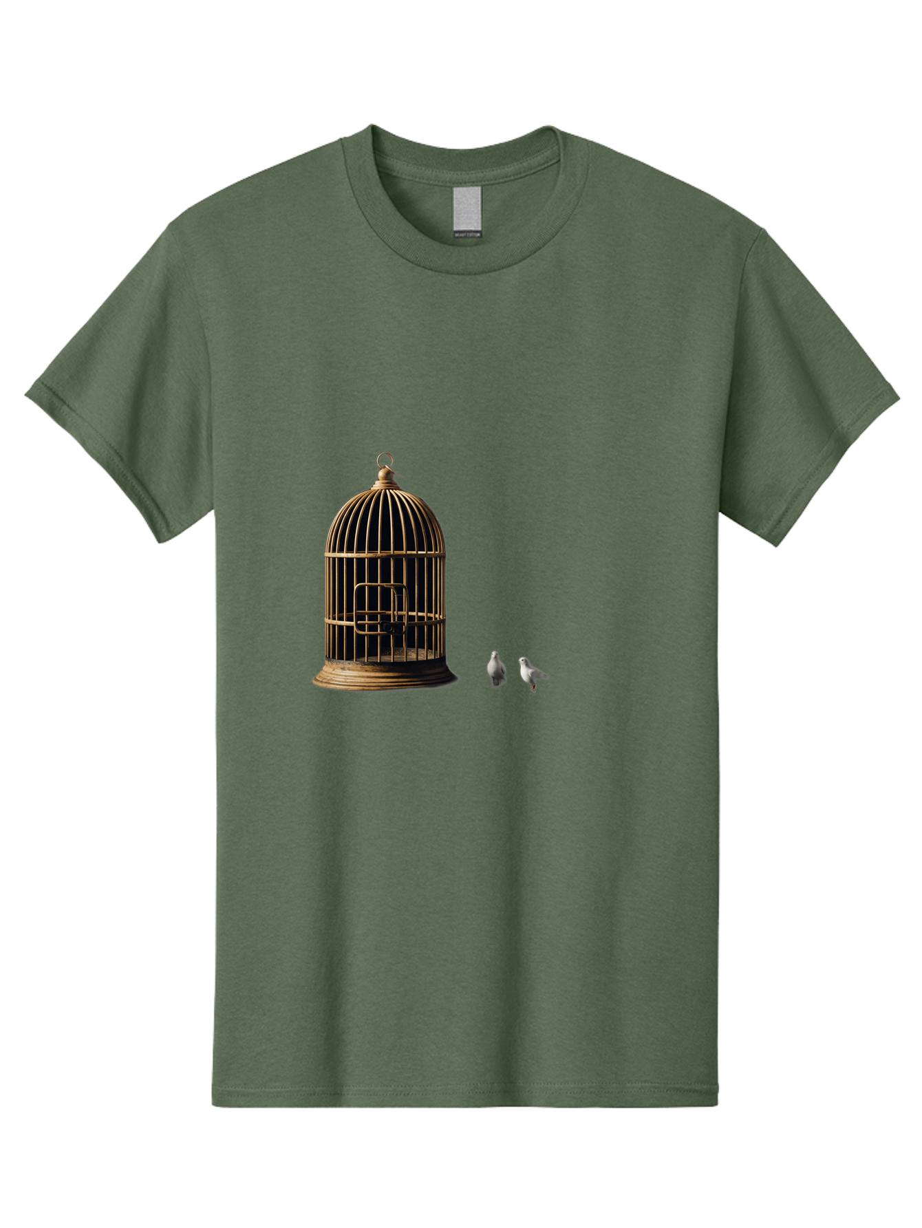 Bird-Cage-And-Birds Men'S Graphic Tee, 100% Cotton, Comfortable Casual Summer Wear, Machine Washable, Vintage Camera, Old Camera, Antique Camera, Black Camera, Classic Photography, Photography Equipment, Nostalgic Device, Film Camera, Bag172 14