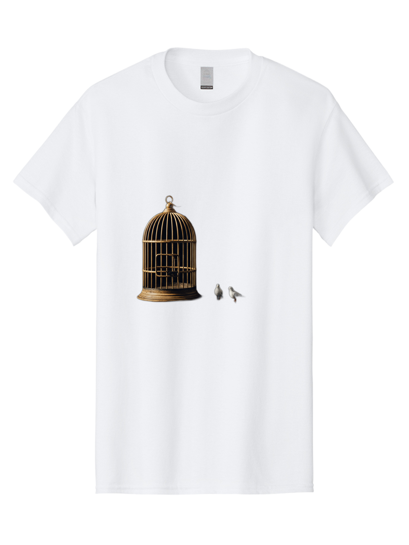 Bird-Cage-And-Birds Men'S Graphic Tee, 100% Cotton, Comfortable Casual Summer Wear, Machine Washable, Vintage Camera, Old Camera, Antique Camera, Black Camera, Classic Photography, Photography Equipment, Nostalgic Device, Film Camera, Bag172 13