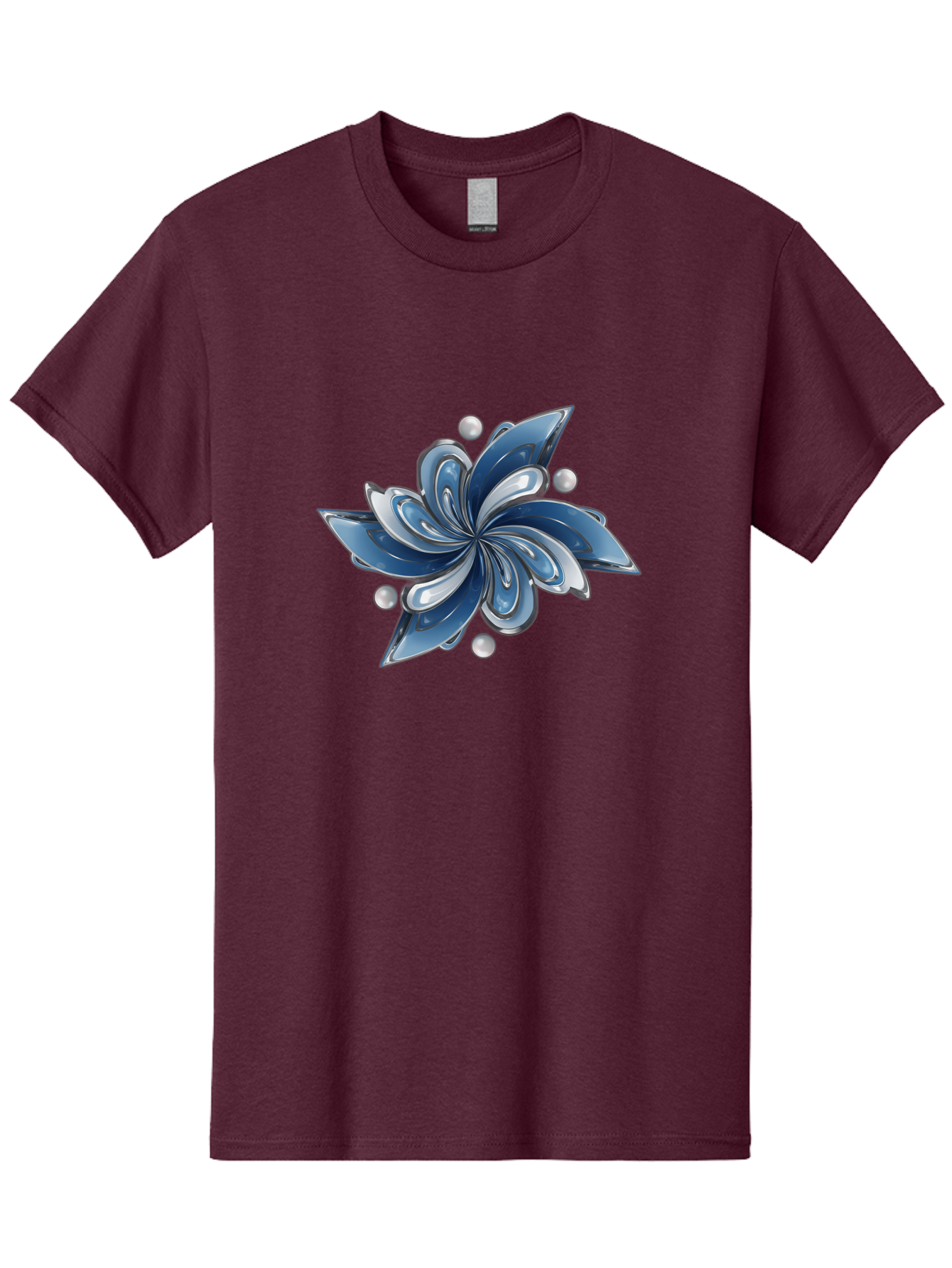 Blue-Flower Men'S Graphic Tee, 100% Cotton, Comfortable Casual Summer Wear, Machine Washable, Vintage Camera, Old Camera, Antique Camera, Black Camera, Classic Photography, Photography Equipment, Nostalgic Device, Film Camera, Camera Art Bag193 9