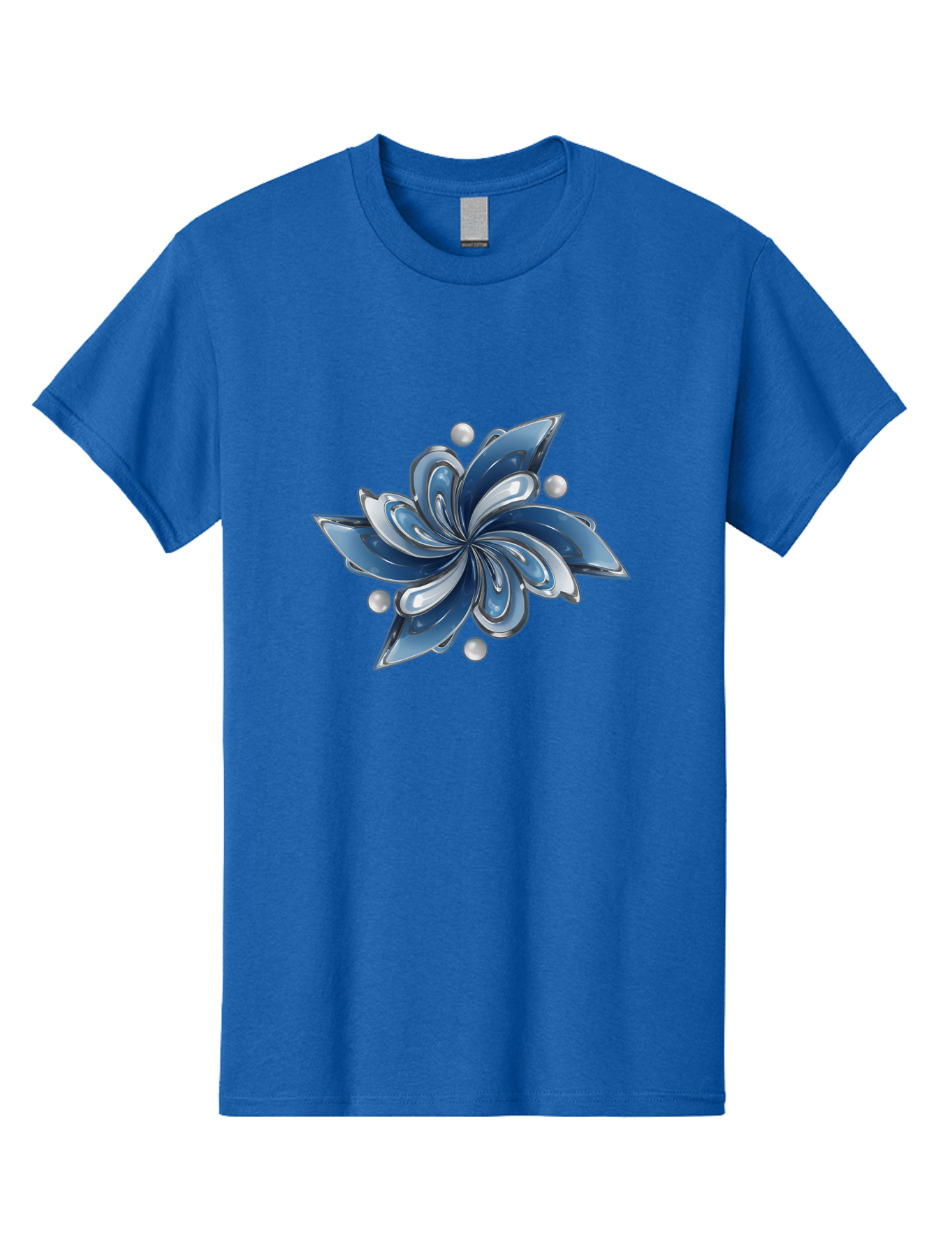 Blue-Flower Men'S Graphic Tee, 100% Cotton, Comfortable Casual Summer Wear, Machine Washable, Vintage Camera, Old Camera, Antique Camera, Black Camera, Classic Photography, Photography Equipment, Nostalgic Device, Film Camera, Camera Art Bag193 6