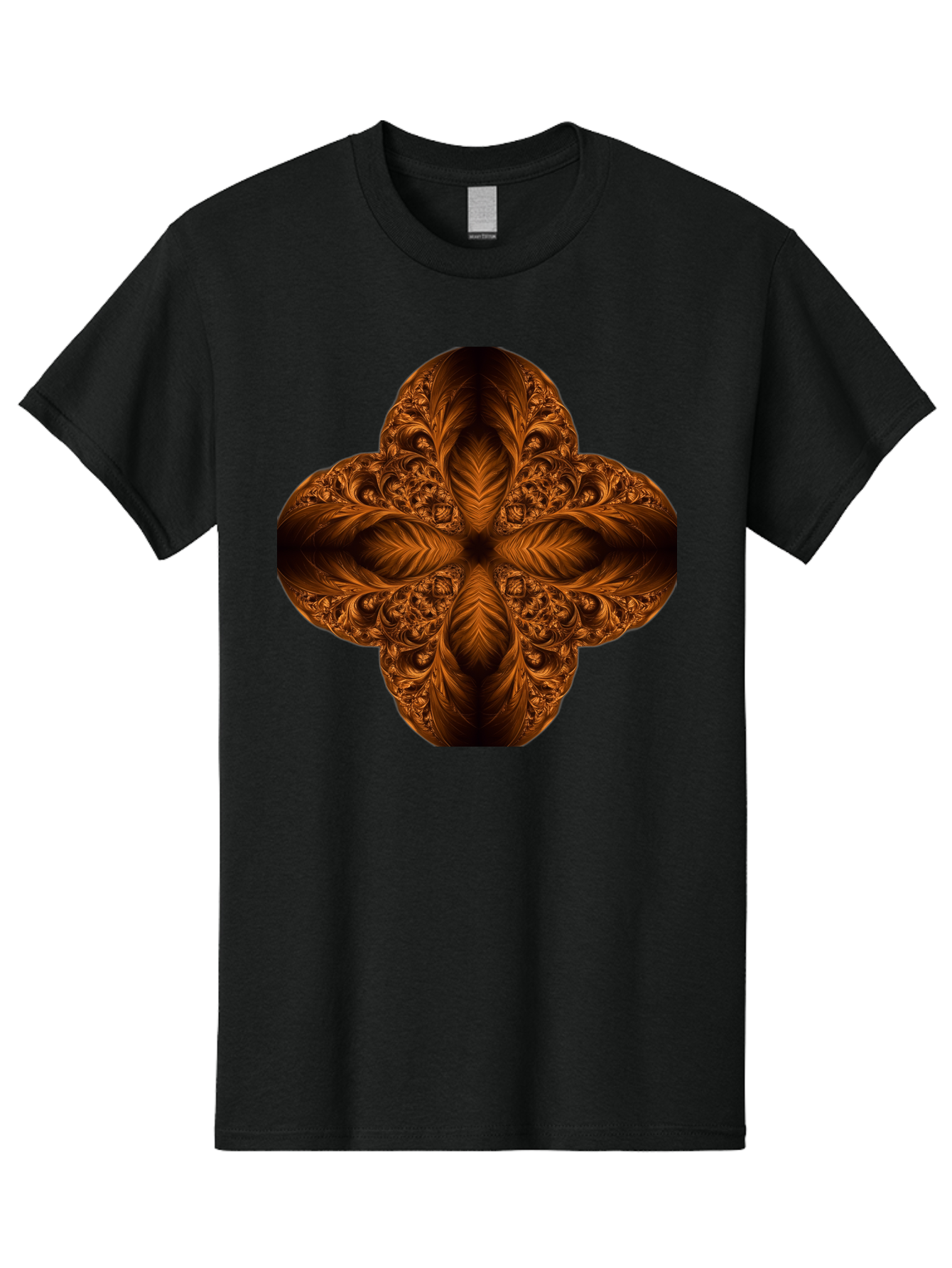 Brown-Fractal-Design Men'S Graphic Tee, 100% Cotton, Comfortable Casual Summer Wear, Machine Washable, Vintage Camera, Old Camera, Antique Camera, Black Camera, Classic Photography, Photography Equipment, Nostalgic Device, Film Camera, Bag216 4