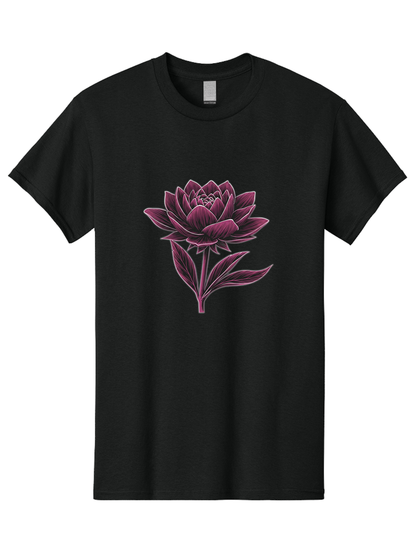 Dahlia-Flower Men'S Graphic Tee, 100% Cotton, Comfortable Casual Summer Wear, Machine Washable, Vintage Camera, Old Camera, Antique Camera, Black Camera, Classic Photography, Photography Equipment, Nostalgic Device, Film Camera, Camera Art Bag377 7
