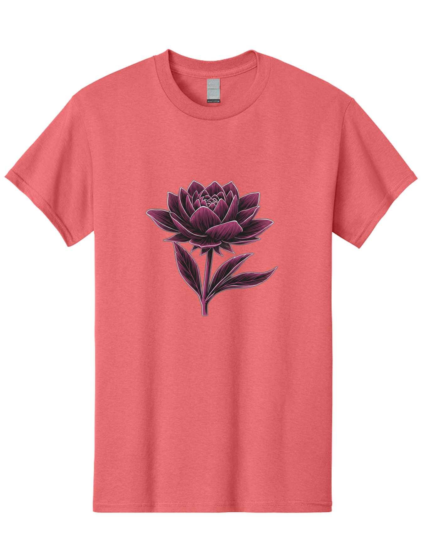 Dahlia-Flower Men'S Graphic Tee, 100% Cotton, Comfortable Casual Summer Wear, Machine Washable, Vintage Camera, Old Camera, Antique Camera, Black Camera, Classic Photography, Photography Equipment, Nostalgic Device, Film Camera, Camera Art Bag377 5