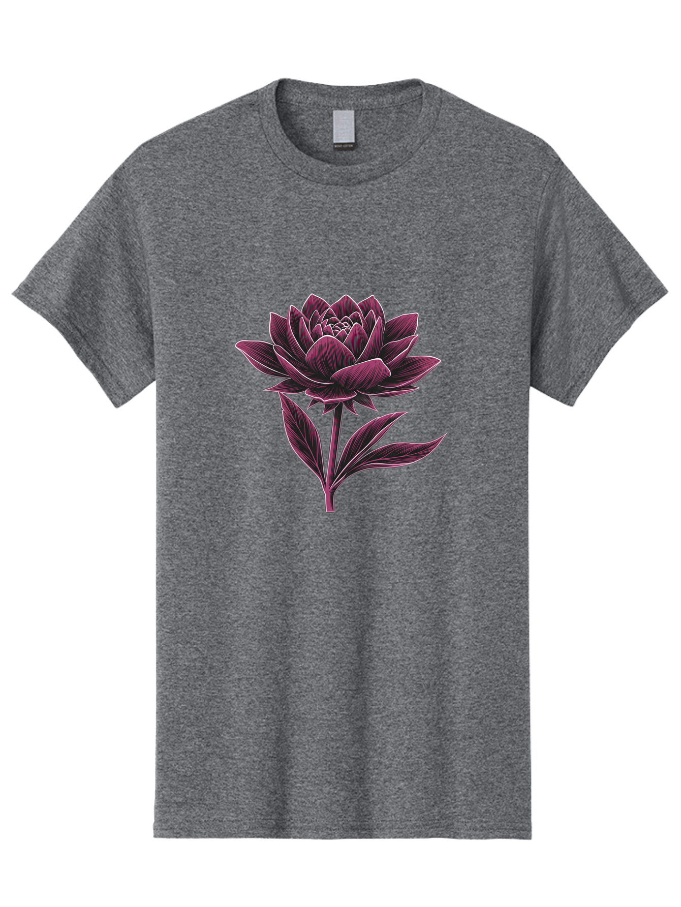 Dahlia-Flower Men'S Graphic Tee, 100% Cotton, Comfortable Casual Summer Wear, Machine Washable, Vintage Camera, Old Camera, Antique Camera, Black Camera, Classic Photography, Photography Equipment, Nostalgic Device, Film Camera, Camera Art Bag377 15