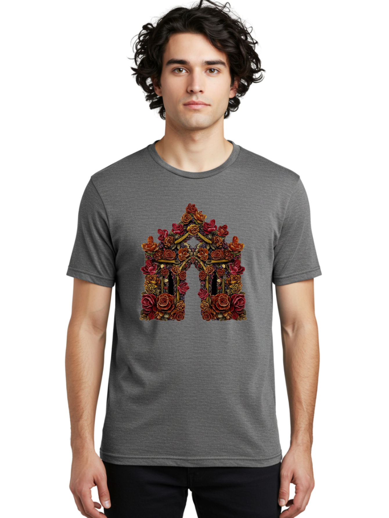 Flower-Gate Men'S Graphic Tee, 100% Cotton, Comfortable Casual Summer Wear, Machine Washable, Vintage Camera, Old Camera, Antique Camera, Black Camera, Classic Photography, Photography Equipment, Nostalgic Device, Film Camera, Camera Art Bag470 17