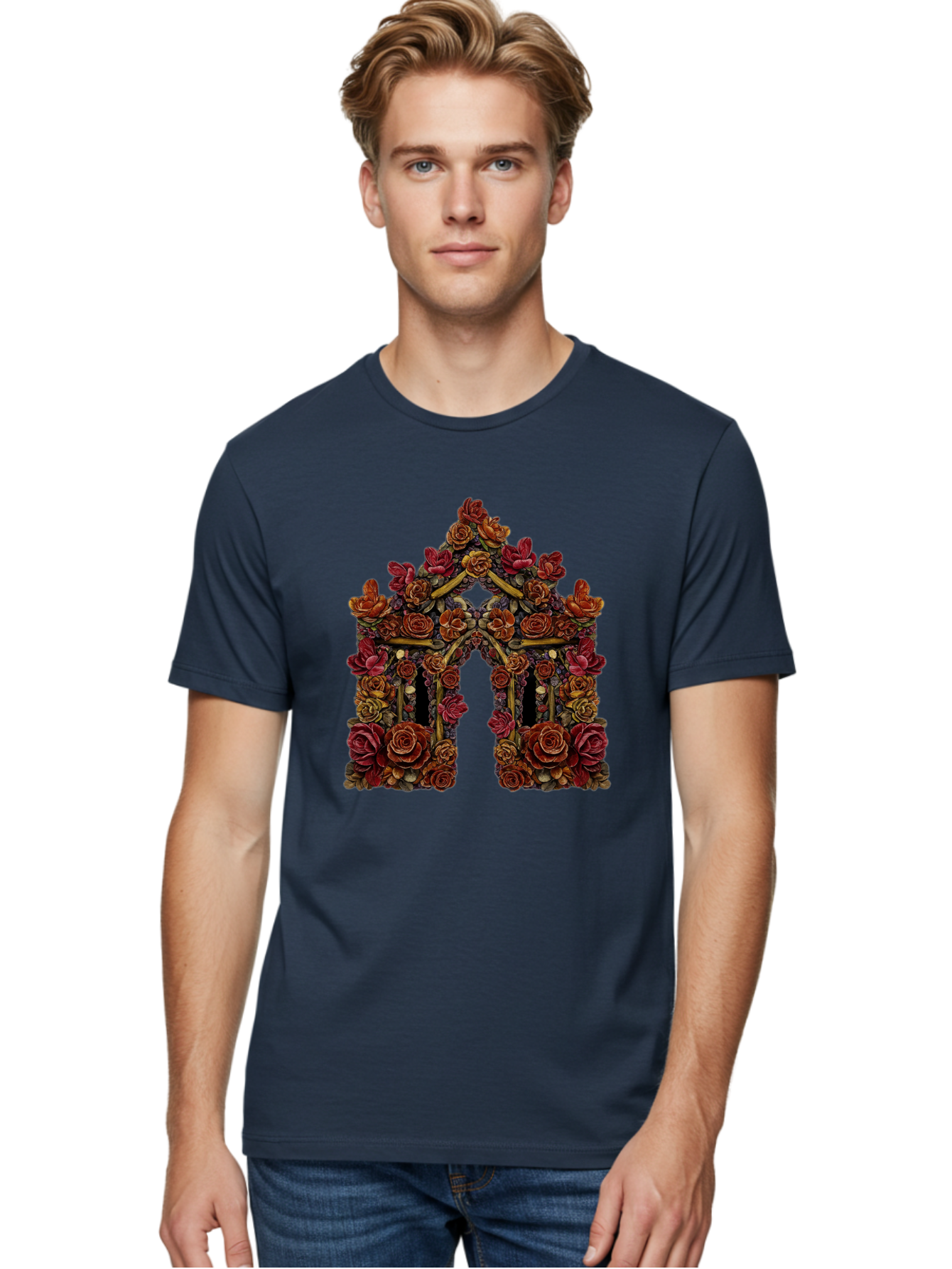 Flower-Gate Men'S Graphic Tee, 100% Cotton, Comfortable Casual Summer Wear, Machine Washable, Vintage Camera, Old Camera, Antique Camera, Black Camera, Classic Photography, Photography Equipment, Nostalgic Device, Film Camera, Camera Art Bag470 18