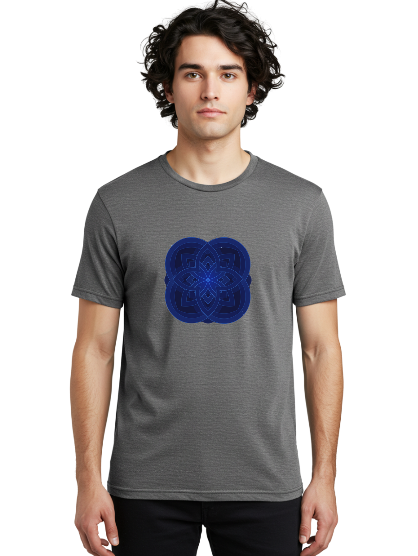 Flower-Mandala-Design Men'S Graphic Tee, 100% Cotton, Comfortable Casual Summer Wear, Machine Washable, Vintage Camera, Old Camera, Antique Camera, Black Camera, Classic Photography, Photography Equipment, Nostalgic Device, Film Camera, Bag471 25