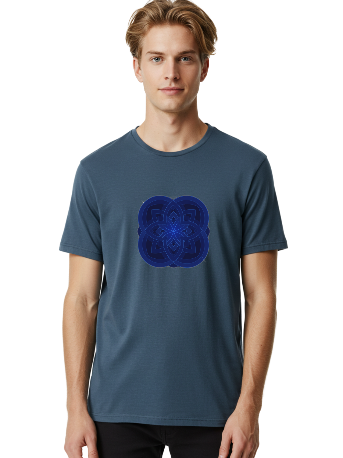 Flower-Mandala-Design Men'S Graphic Tee, 100% Cotton, Comfortable Casual Summer Wear, Machine Washable, Vintage Camera, Old Camera, Antique Camera, Black Camera, Classic Photography, Photography Equipment, Nostalgic Device, Film Camera, Bag471 17