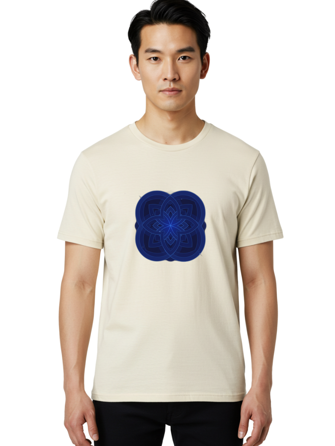 Flower-Mandala-Design Men'S Graphic Tee, 100% Cotton, Comfortable Casual Summer Wear, Machine Washable, Vintage Camera, Old Camera, Antique Camera, Black Camera, Classic Photography, Photography Equipment, Nostalgic Device, Film Camera, Bag471 23
