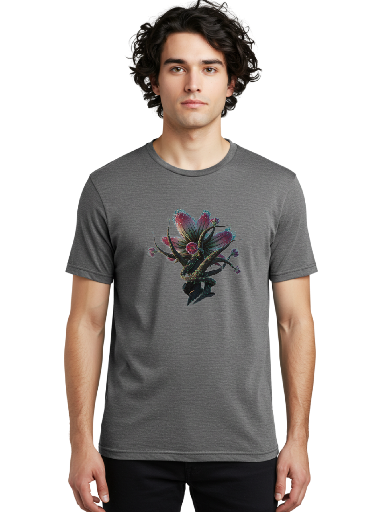 Flower Men'S Graphic Tee, 100% Cotton, Comfortable Casual Summer Wear, Machine Washable, Vintage Camera, Old Camera, Antique Camera, Black Camera, Classic Photography, Photography Equipment, Nostalgic Device, Film Camera, Camera Art Bag473 27