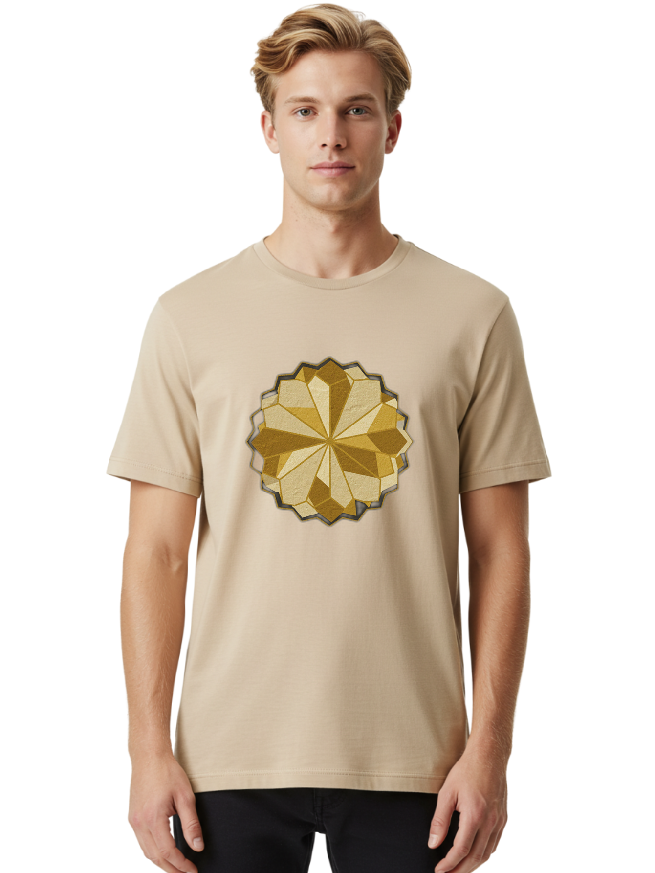 Geometric-Flower Men'S Graphic Tee, 100% Cotton, Comfortable Casual Summer Wear, Machine Washable, Vintage Camera, Old Camera, Antique Camera, Black Camera, Classic Photography, Photography Equipment, Nostalgic Device, Film Camera, Camera Art Bag516 30