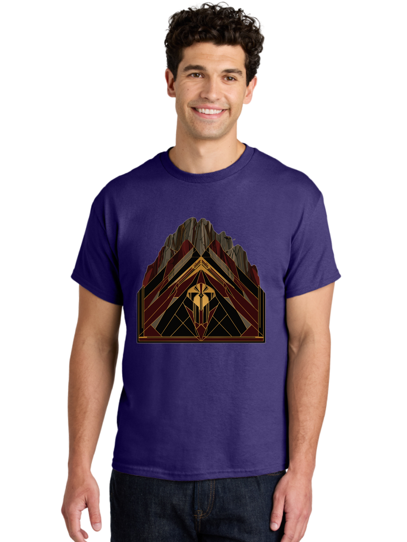Geometric-Mountain-Design Men'S Graphic Tee, 100% Cotton, Comfortable Casual Summer Wear, Machine Washable, Vintage Camera, Old Camera, Antique Camera, Black Camera, Classic Photography, Photography Equipment, Nostalgic Device, Film Camera, Bag519 23