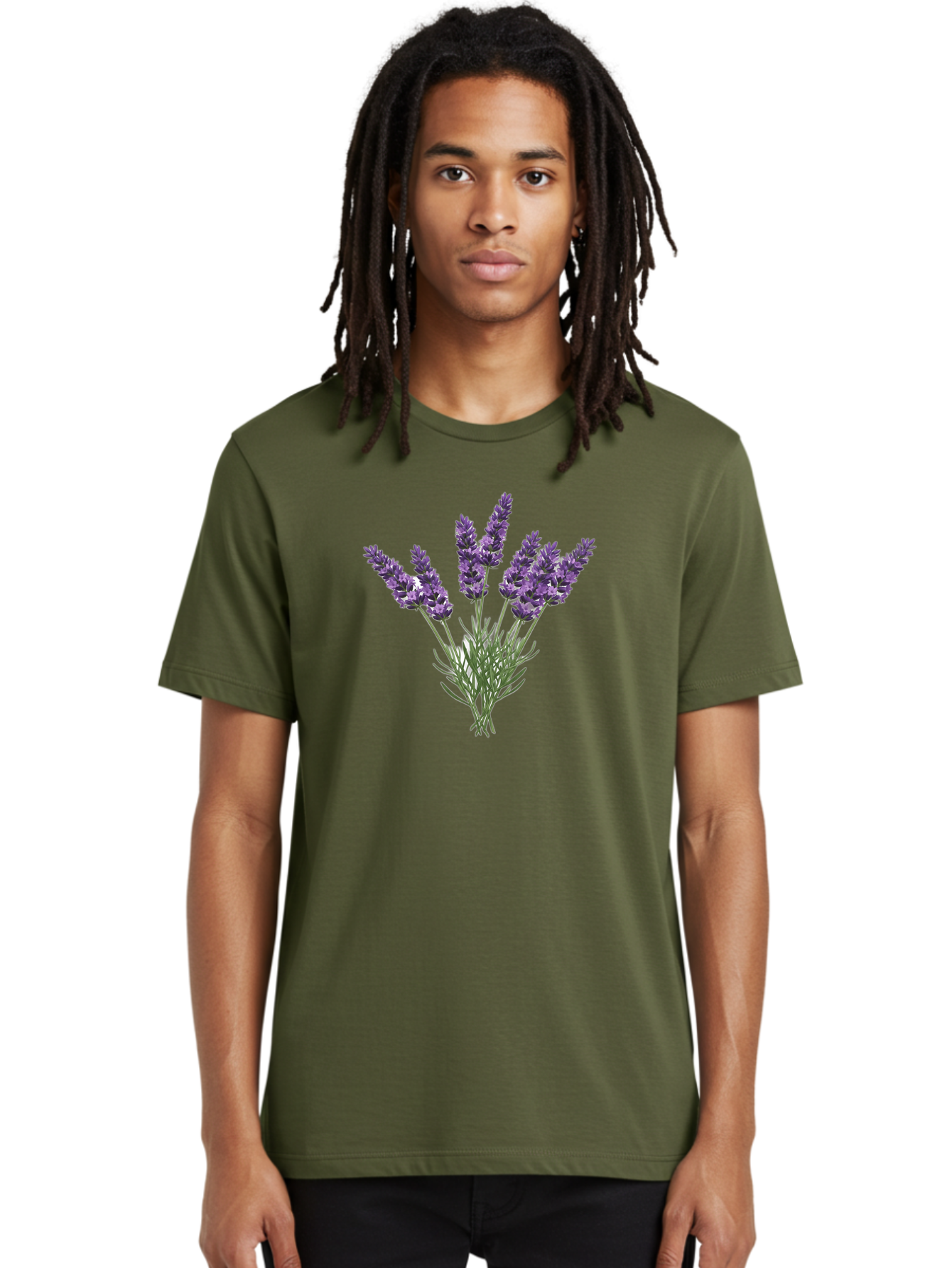 Lavender-Flowers Men'S Graphic Tee, 100% Cotton, Comfortable Casual Summer Wear, Machine Washable, Vintage Camera, Old Camera, Antique Camera, Black Camera, Classic Photography, Photography Equipment, Nostalgic Device, Film Camera, Camera Art Bag682 30
