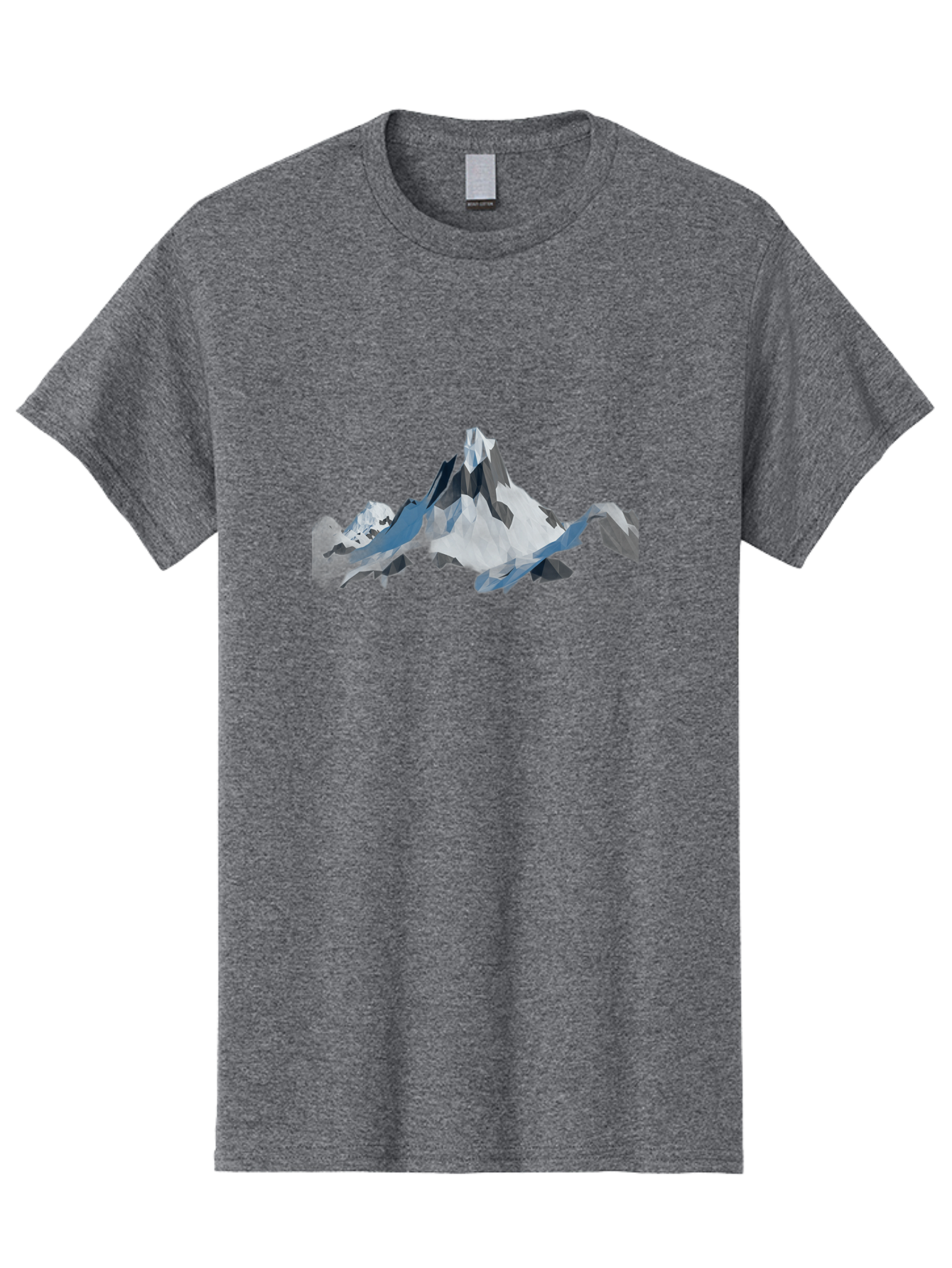 Low-Poly-Mountain-Landscape Men'S Graphic Tee, 100% Cotton, Comfortable Casual Summer Wear, Machine Washable, Vintage Camera, Old Camera, Antique Camera, Black Camera, Classic Photography, Photography Equipment, Nostalgic Device, Film Camera, Bag733 8