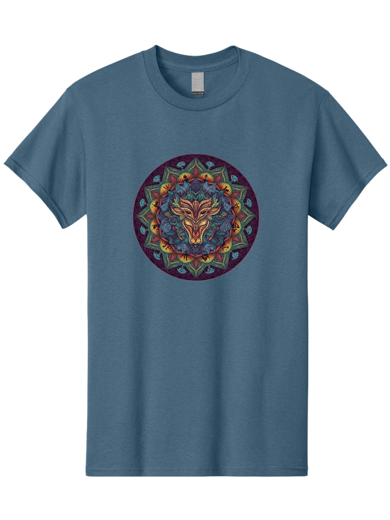 Mandala-Wolf Men'S Graphic Tee, 100% Cotton, Comfortable Casual Summer Wear, Machine Washable, Vintage Camera, Old Camera, Antique Camera, Black Camera, Classic Photography, Photography Equipment, Nostalgic Device, Film Camera, Camera Art Bag755 2