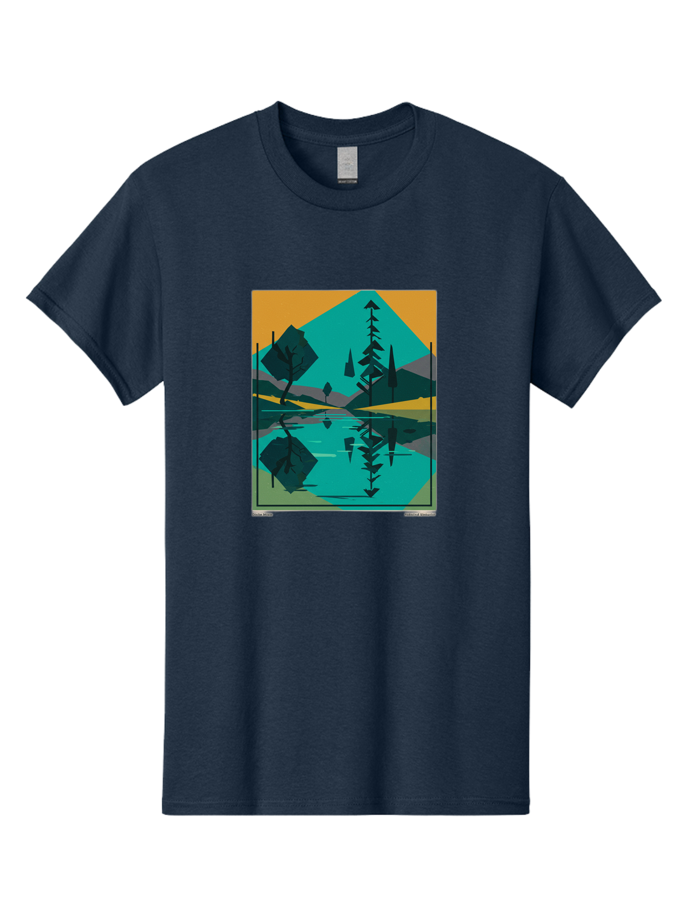 Mountain-Lake-Landscape Men'S Graphic Tee, 100% Cotton, Comfortable Casual Summer Wear, Machine Washable, Vintage Camera, Old Camera, Antique Camera, Black Camera, Classic Photography, Photography Equipment, Nostalgic Device, Film Camera, Bag821 15