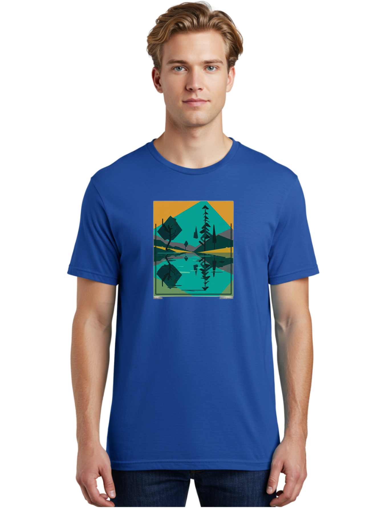 Mountain-Lake-Landscape Men'S Graphic Tee, 100% Cotton, Comfortable Casual Summer Wear, Machine Washable, Vintage Camera, Old Camera, Antique Camera, Black Camera, Classic Photography, Photography Equipment, Nostalgic Device, Film Camera, Bag821 19