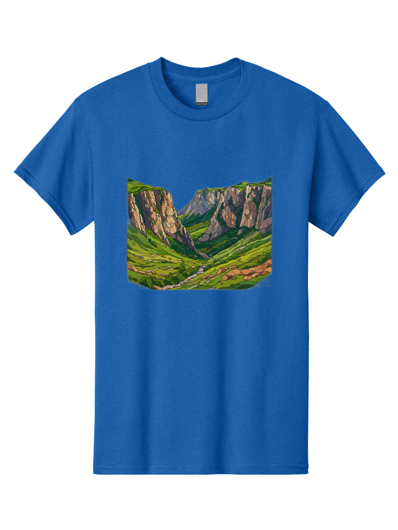 Mountain-Landscape-1 Men'S Graphic Tee, 100% Cotton, Comfortable Casual Summer Wear, Machine Washable, Vintage Camera, Old Camera, Antique Camera, Black Camera, Classic Photography, Photography Equipment, Nostalgic Device, Film Camera, Bag824 13