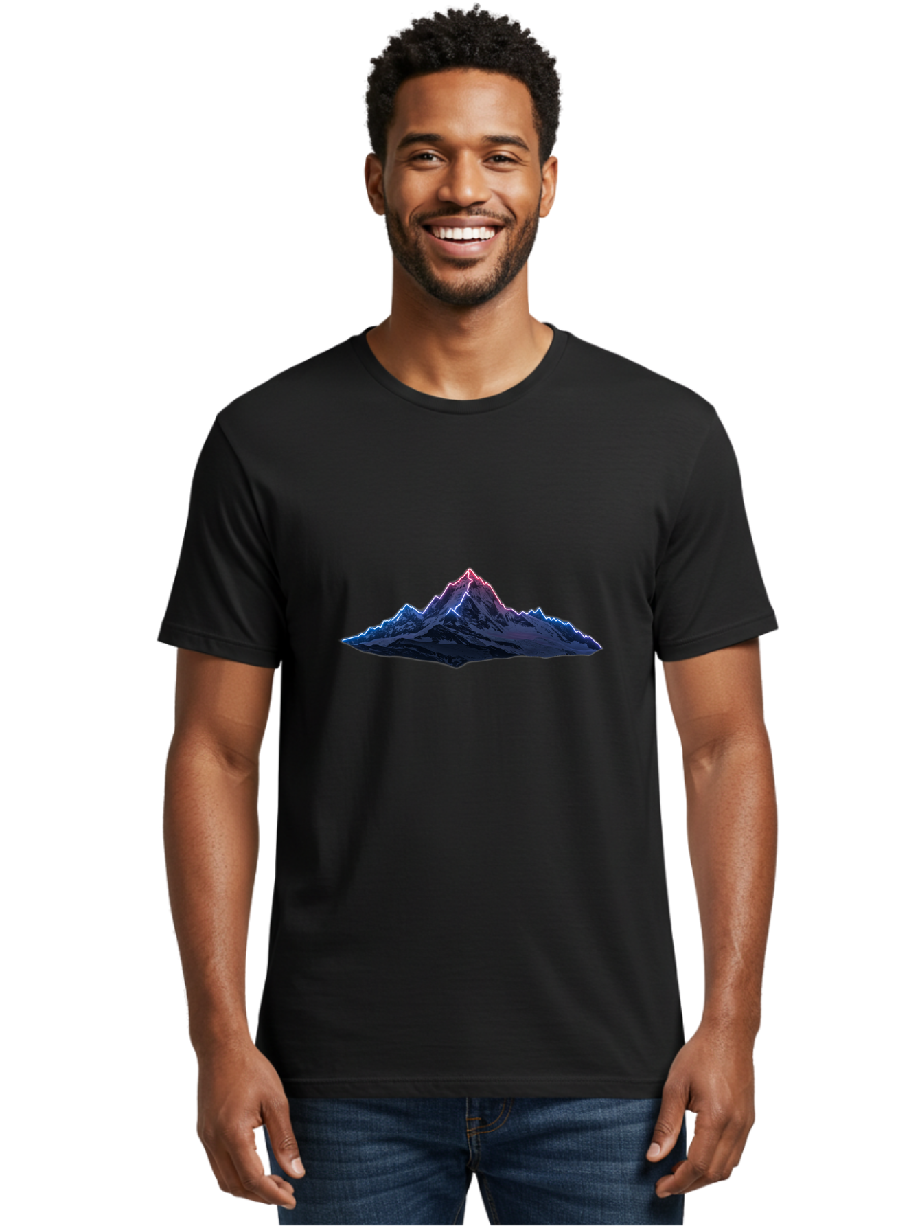 Mountain-Peak-2 Men'S Graphic Tee, 100% Cotton, Comfortable Casual Summer Wear, Machine Washable, Vintage Camera, Old Camera, Antique Camera, Black Camera, Classic Photography, Photography Equipment, Nostalgic Device, Film Camera, Camera Art Bag827 19