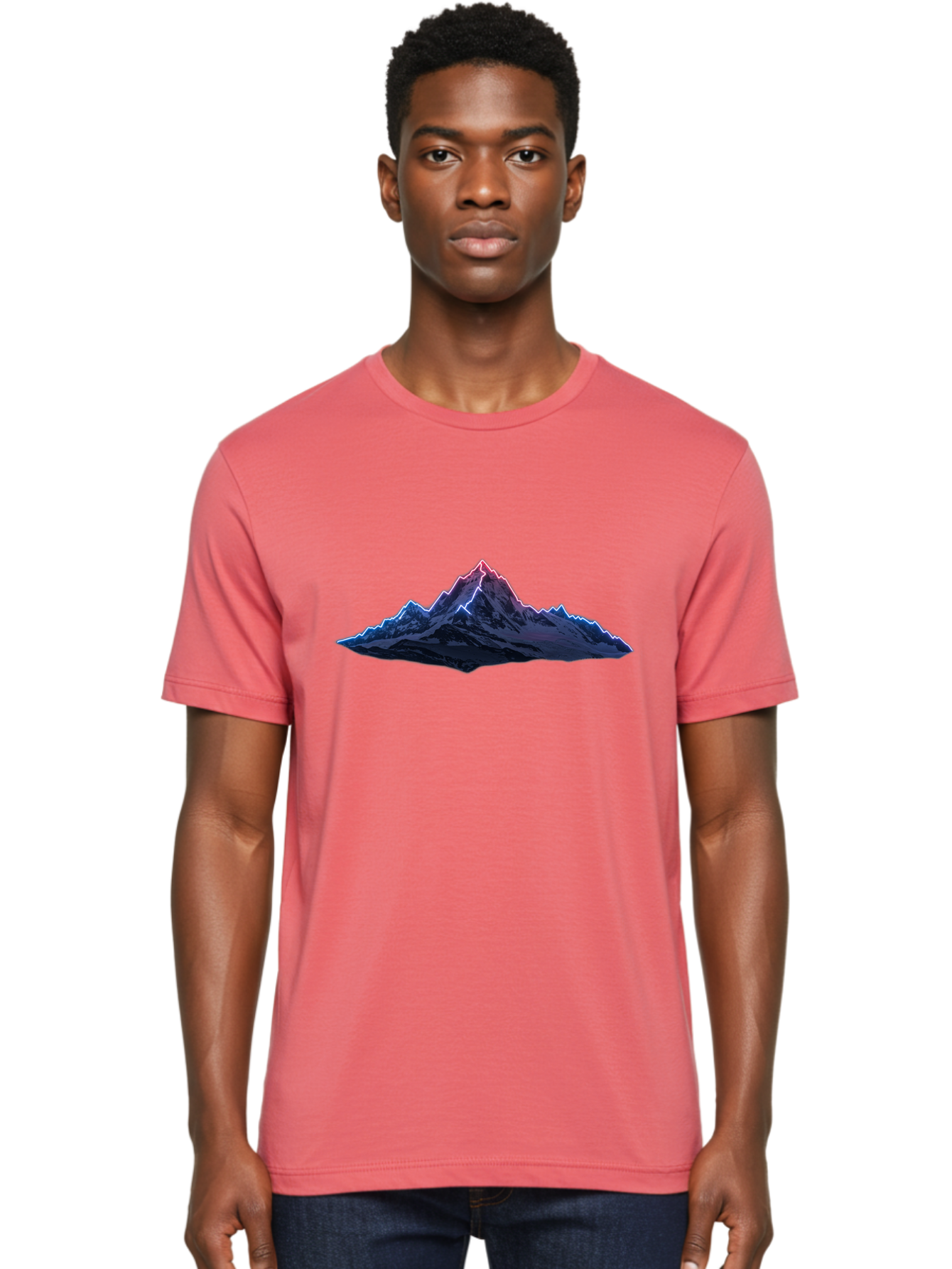 Mountain-Peak-2 Men'S Graphic Tee, 100% Cotton, Comfortable Casual Summer Wear, Machine Washable, Vintage Camera, Old Camera, Antique Camera, Black Camera, Classic Photography, Photography Equipment, Nostalgic Device, Film Camera, Camera Art Bag827 25