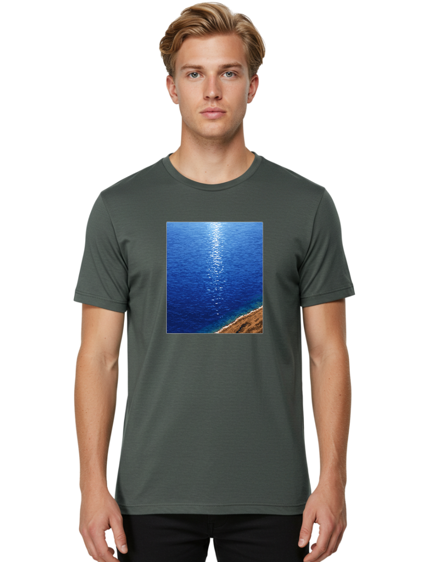 Ocean-Waves Men'S Graphic Tee, 100% Cotton, Comfortable Casual Summer Wear, Machine Washable, Vintage Camera, Old Camera, Antique Camera, Black Camera, Classic Photography, Photography Equipment, Nostalgic Device, Film Camera, Camera Art Bag868 24