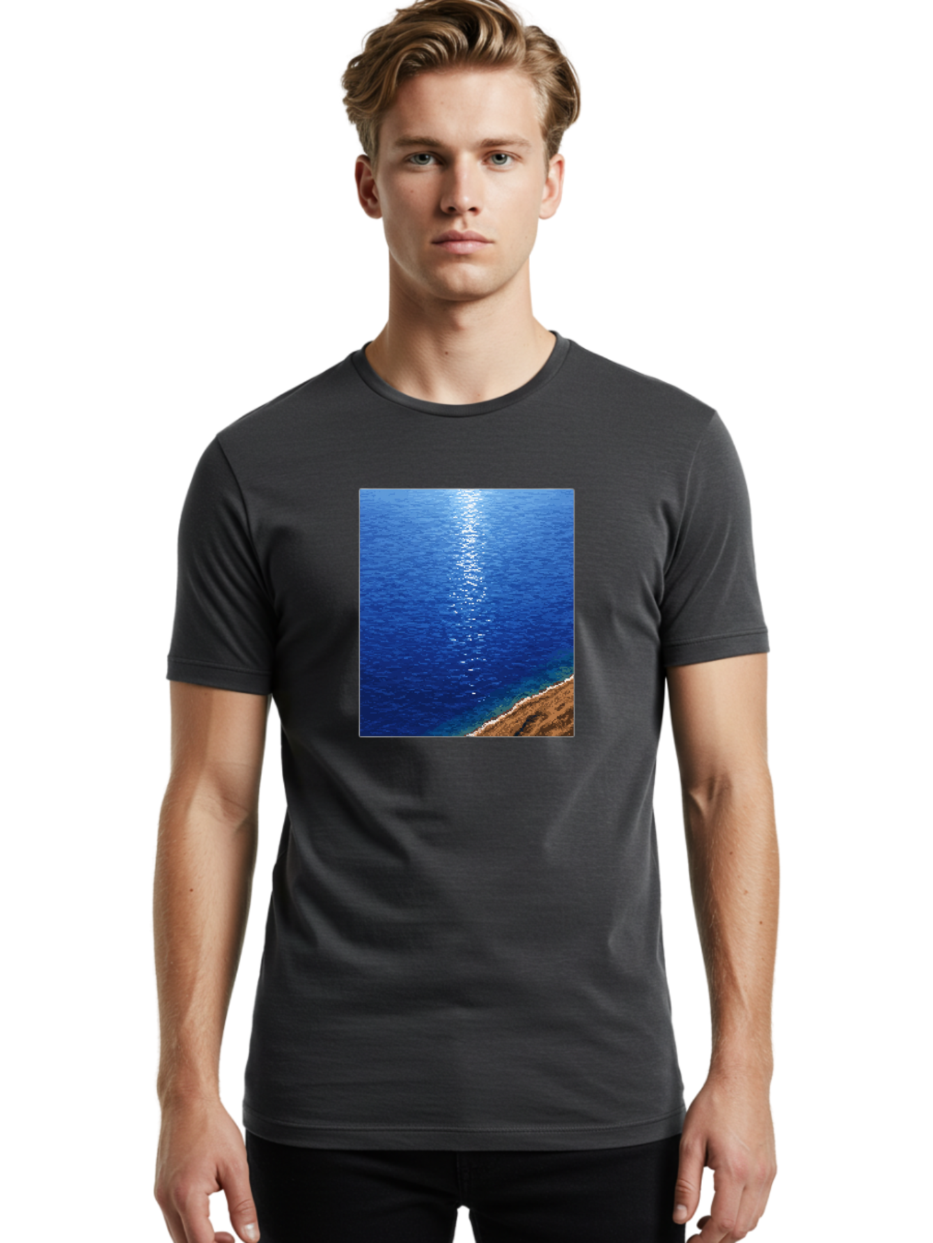 Ocean-Waves Men'S Graphic Tee, 100% Cotton, Comfortable Casual Summer Wear, Machine Washable, Vintage Camera, Old Camera, Antique Camera, Black Camera, Classic Photography, Photography Equipment, Nostalgic Device, Film Camera, Camera Art Bag868 27