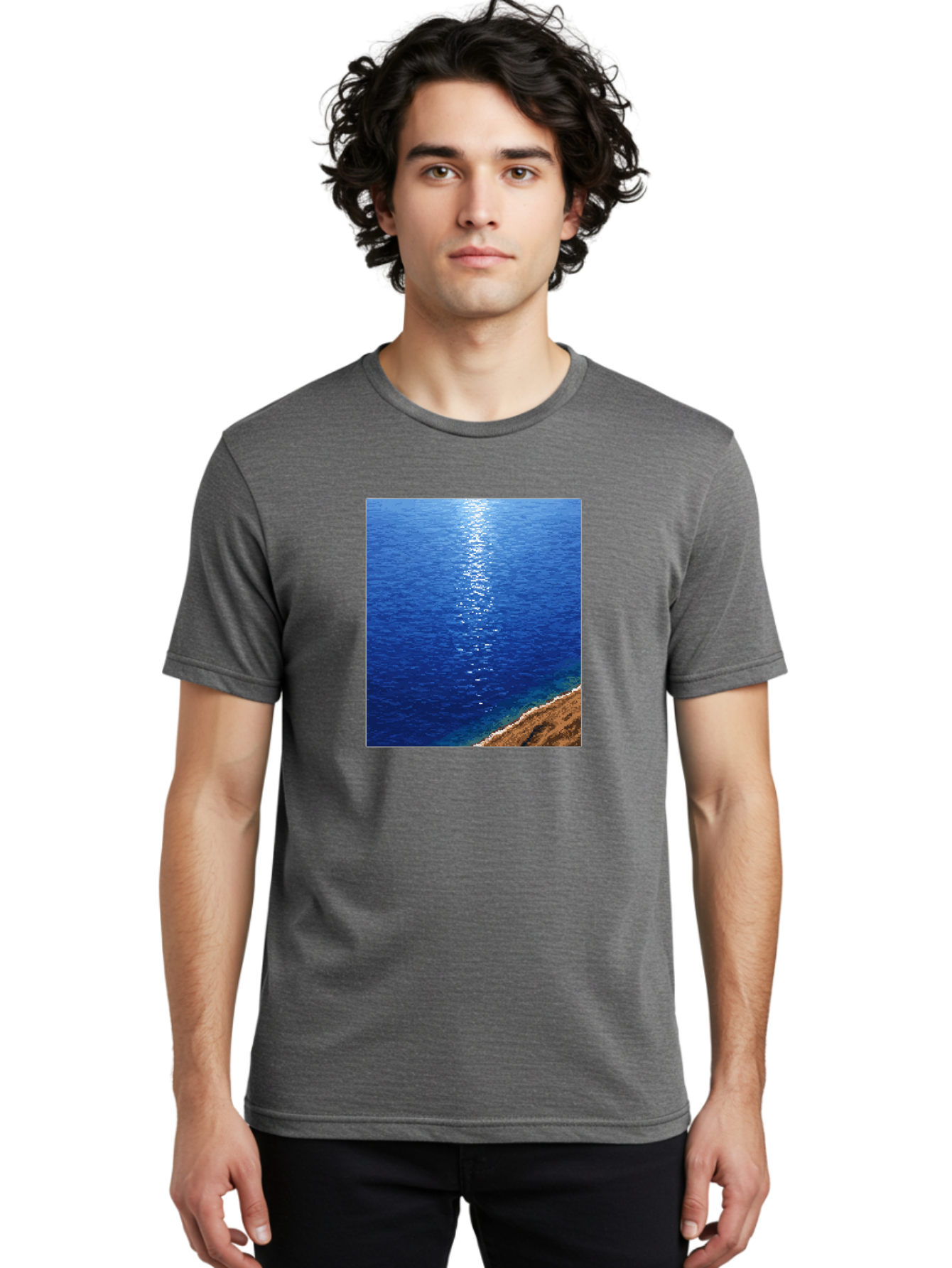 Ocean-Waves Men'S Graphic Tee, 100% Cotton, Comfortable Casual Summer Wear, Machine Washable, Vintage Camera, Old Camera, Antique Camera, Black Camera, Classic Photography, Photography Equipment, Nostalgic Device, Film Camera, Camera Art Bag868 16