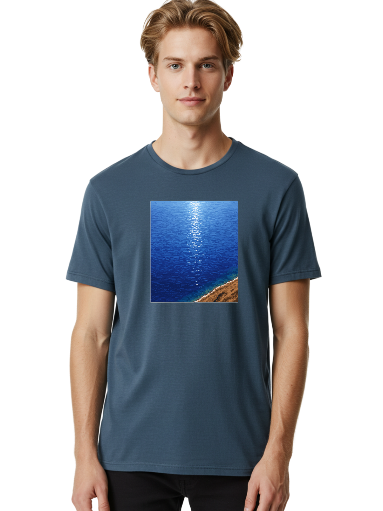 Ocean-Waves Men'S Graphic Tee, 100% Cotton, Comfortable Casual Summer Wear, Machine Washable, Vintage Camera, Old Camera, Antique Camera, Black Camera, Classic Photography, Photography Equipment, Nostalgic Device, Film Camera, Camera Art Bag868 22