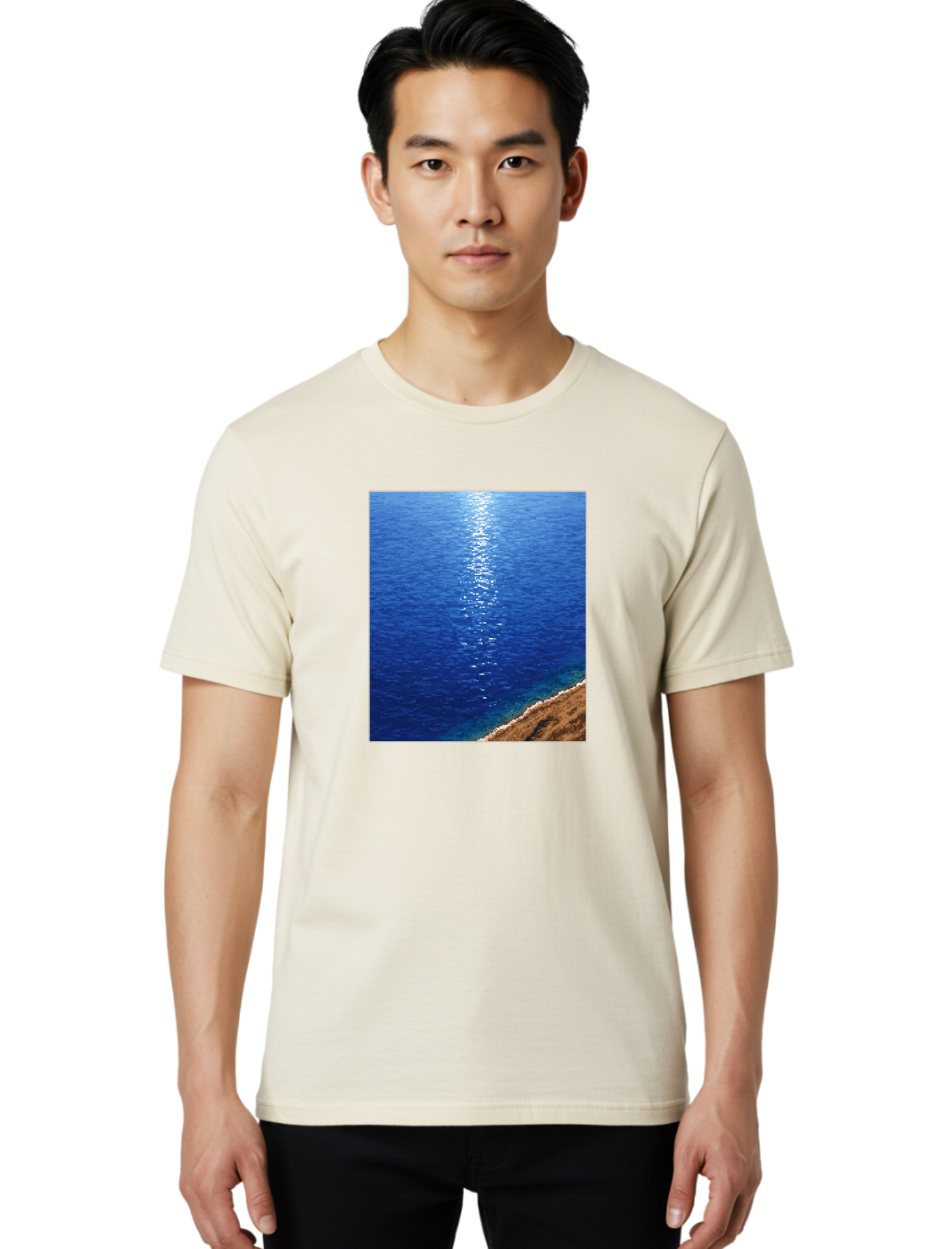 Ocean-Waves Men'S Graphic Tee, 100% Cotton, Comfortable Casual Summer Wear, Machine Washable, Vintage Camera, Old Camera, Antique Camera, Black Camera, Classic Photography, Photography Equipment, Nostalgic Device, Film Camera, Camera Art Bag868 26