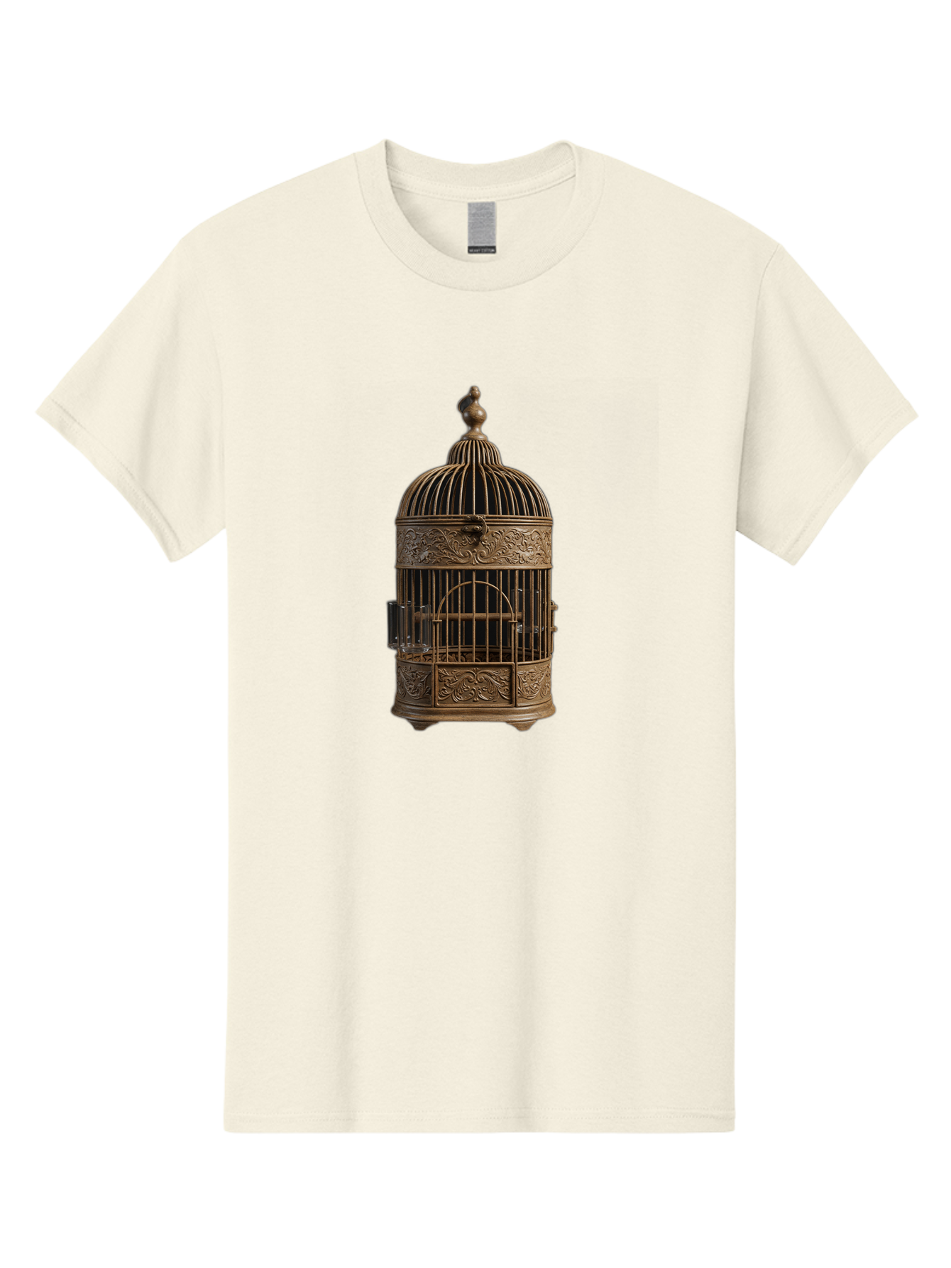 Ornate-Birdcage Men'S Graphic Tee, 100% Cotton, Comfortable Casual Summer Wear, Machine Washable, Vintage Camera, Old Camera, Antique Camera, Black Camera, Classic Photography, Photography Equipment, Nostalgic Device, Film Camera, Camera Art Bag895 8