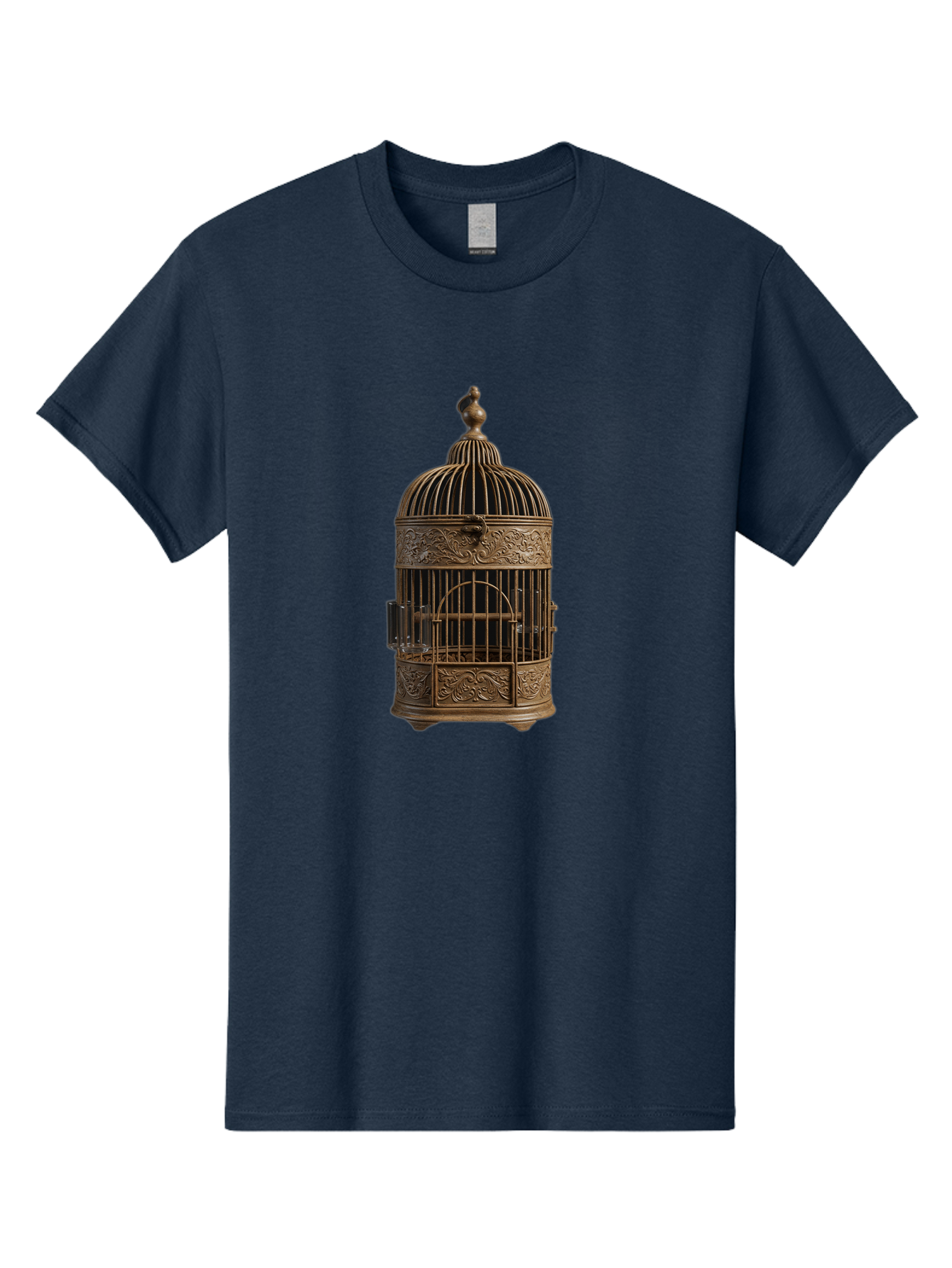 Ornate-Birdcage Men'S Graphic Tee, 100% Cotton, Comfortable Casual Summer Wear, Machine Washable, Vintage Camera, Old Camera, Antique Camera, Black Camera, Classic Photography, Photography Equipment, Nostalgic Device, Film Camera, Camera Art Bag895 14