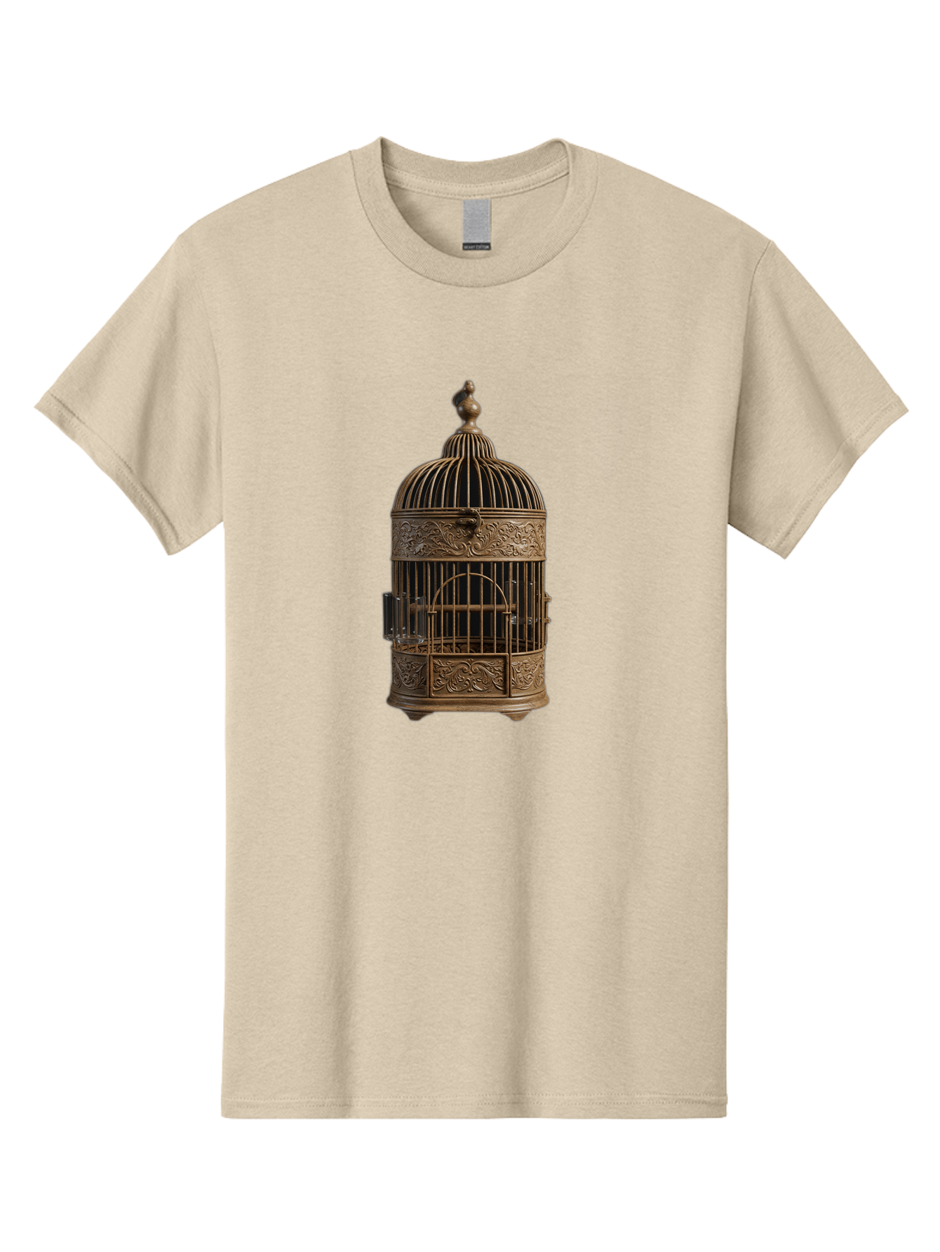 Ornate-Birdcage Men'S Graphic Tee, 100% Cotton, Comfortable Casual Summer Wear, Machine Washable, Vintage Camera, Old Camera, Antique Camera, Black Camera, Classic Photography, Photography Equipment, Nostalgic Device, Film Camera, Camera Art Bag895 15
