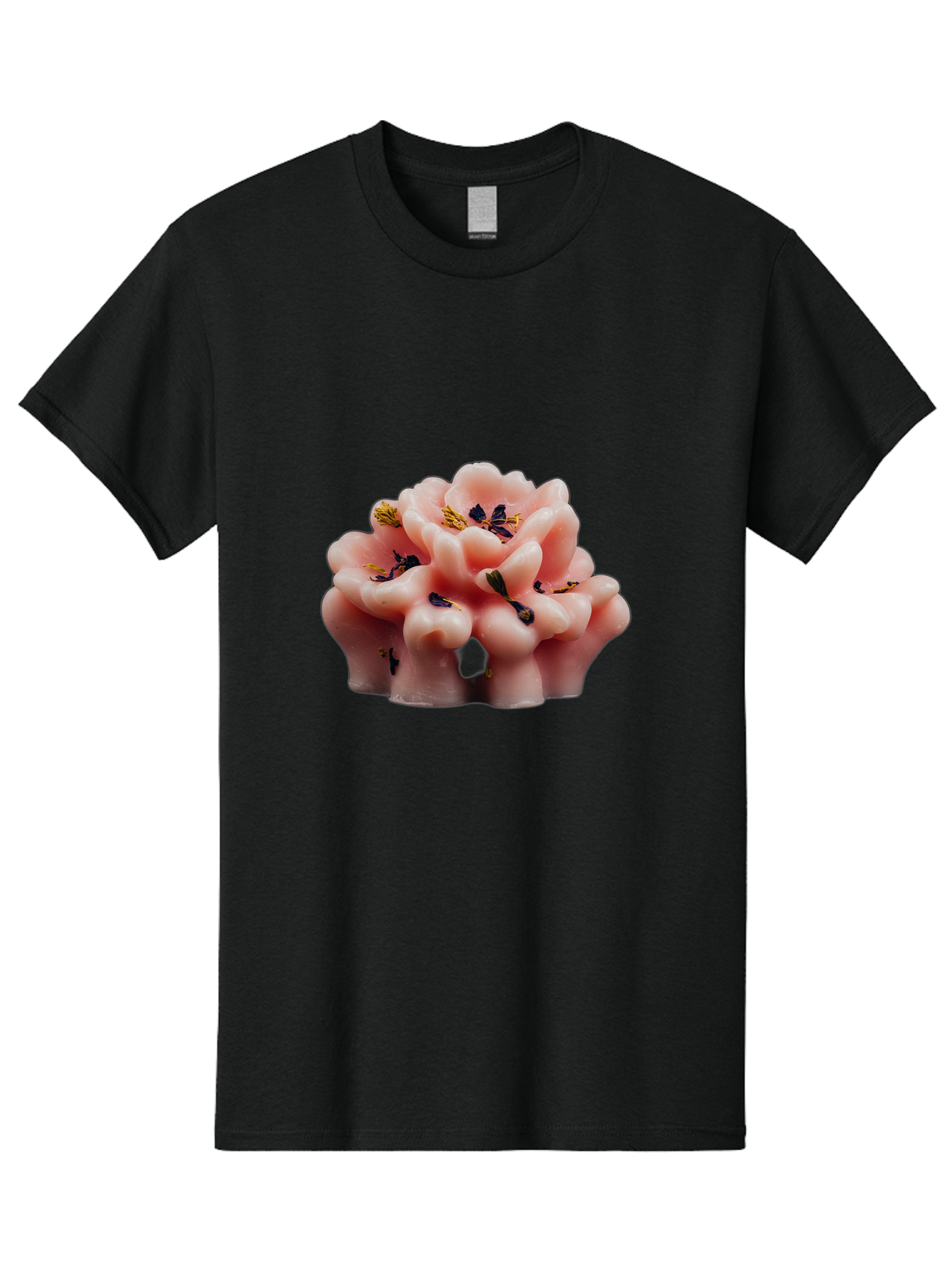 Pink-Flower-Shaped-Candle Men'S Graphic Tee, 100% Cotton, Comfortable Casual Summer Wear, Machine Washable, Vintage Camera, Old Camera, Antique Camera, Black Camera, Classic Photography, Photography Equipment, Nostalgic Device, Film Camera, Bag956 5