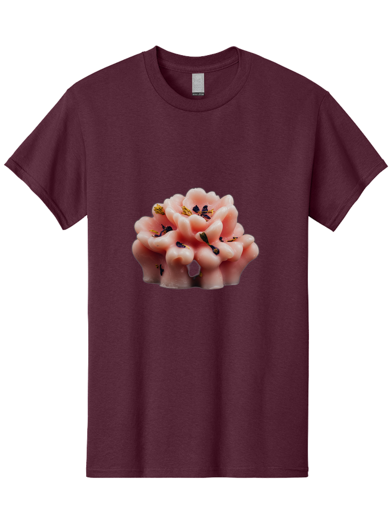 Pink-Flower-Shaped-Candle Men'S Graphic Tee, 100% Cotton, Comfortable Casual Summer Wear, Machine Washable, Vintage Camera, Old Camera, Antique Camera, Black Camera, Classic Photography, Photography Equipment, Nostalgic Device, Film Camera, Bag956 9