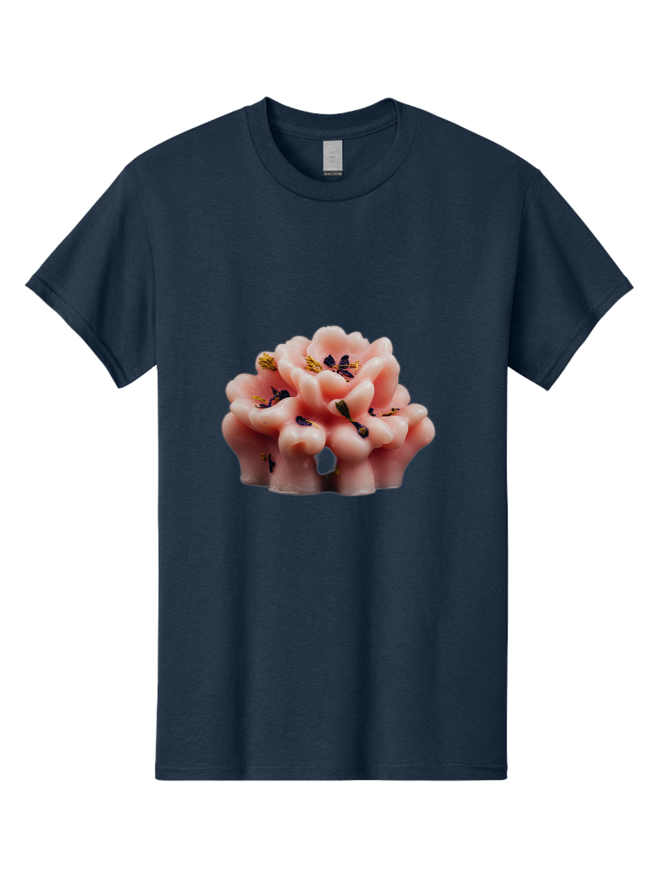 Pink-Flower-Shaped-Candle Men'S Graphic Tee, 100% Cotton, Comfortable Casual Summer Wear, Machine Washable, Vintage Camera, Old Camera, Antique Camera, Black Camera, Classic Photography, Photography Equipment, Nostalgic Device, Film Camera, Bag956 7