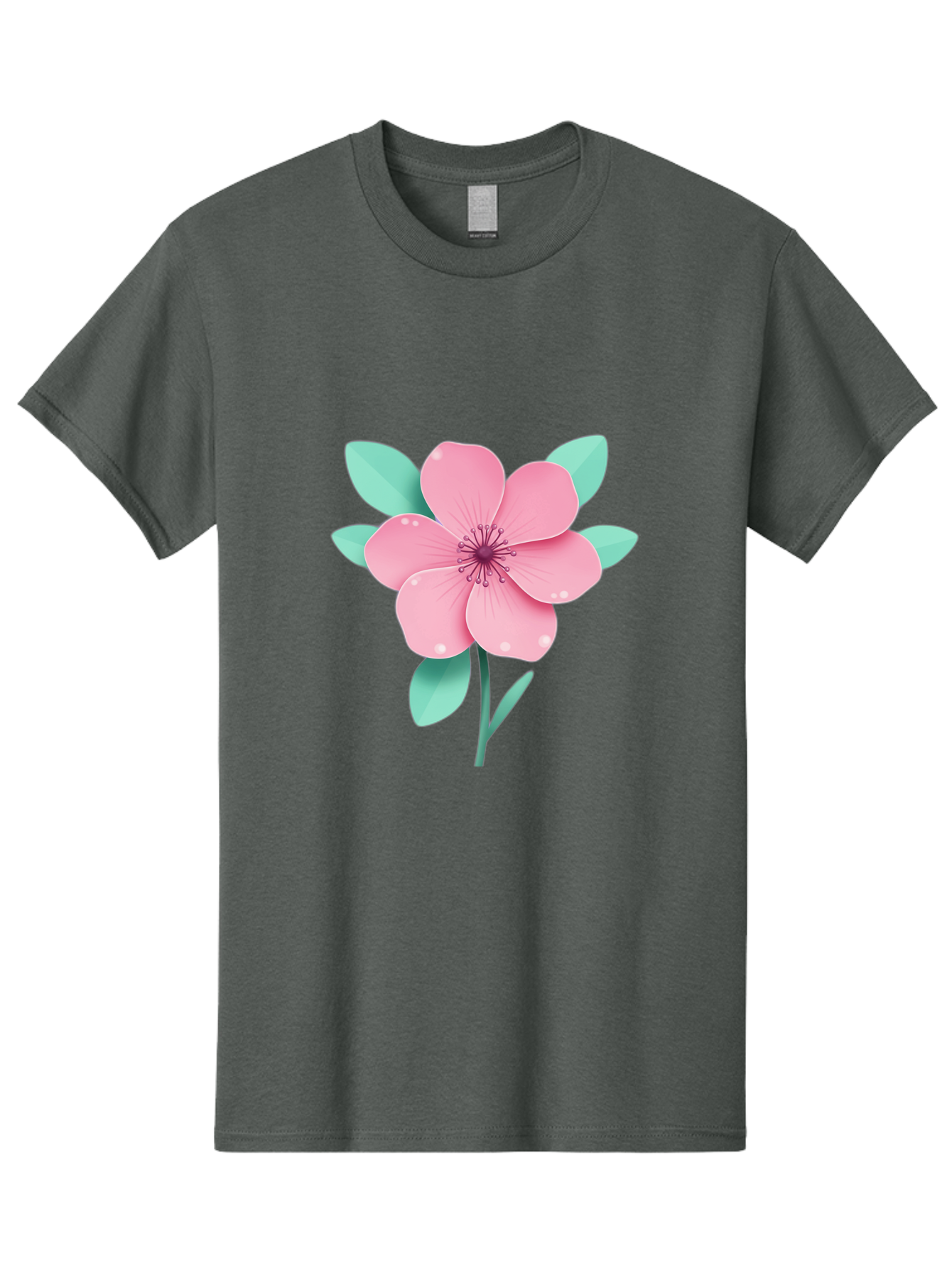 Pink-Flower Men'S Graphic Tee, 100% Cotton, Comfortable Casual Summer Wear, Machine Washable, Vintage Camera, Old Camera, Antique Camera, Black Camera, Classic Photography, Photography Equipment, Nostalgic Device, Film Camera, Camera Art Bag957 5