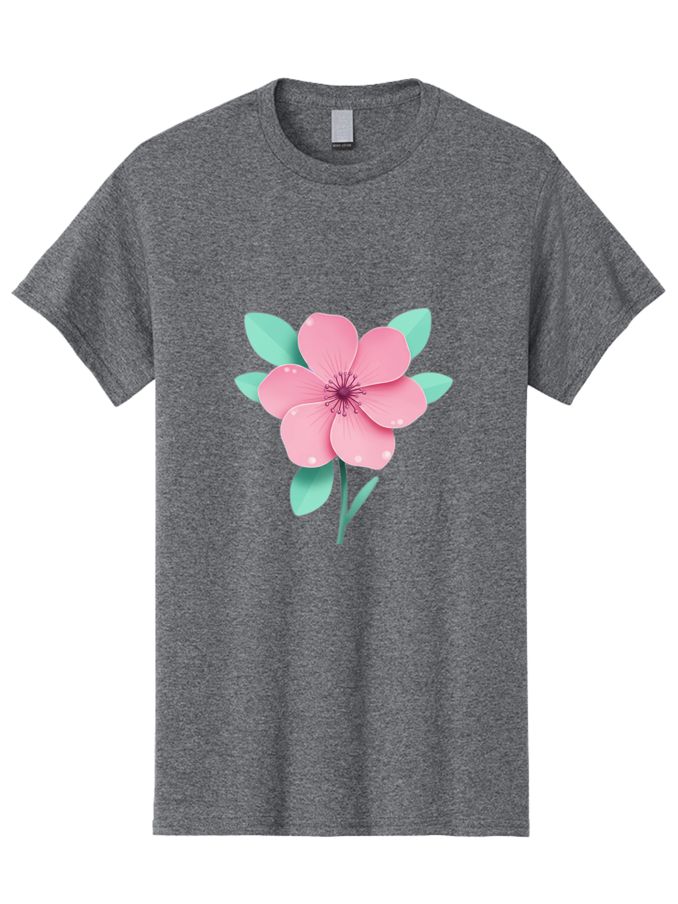 Pink-Flower Men'S Graphic Tee, 100% Cotton, Comfortable Casual Summer Wear, Machine Washable, Vintage Camera, Old Camera, Antique Camera, Black Camera, Classic Photography, Photography Equipment, Nostalgic Device, Film Camera, Camera Art Bag957 1