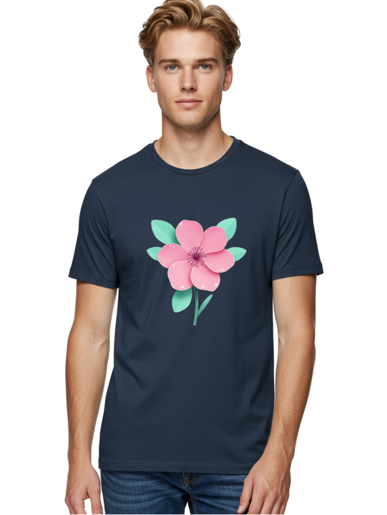 Pink-Flower Men'S Graphic Tee, 100% Cotton, Comfortable Casual Summer Wear, Machine Washable, Vintage Camera, Old Camera, Antique Camera, Black Camera, Classic Photography, Photography Equipment, Nostalgic Device, Film Camera, Camera Art Bag957 22