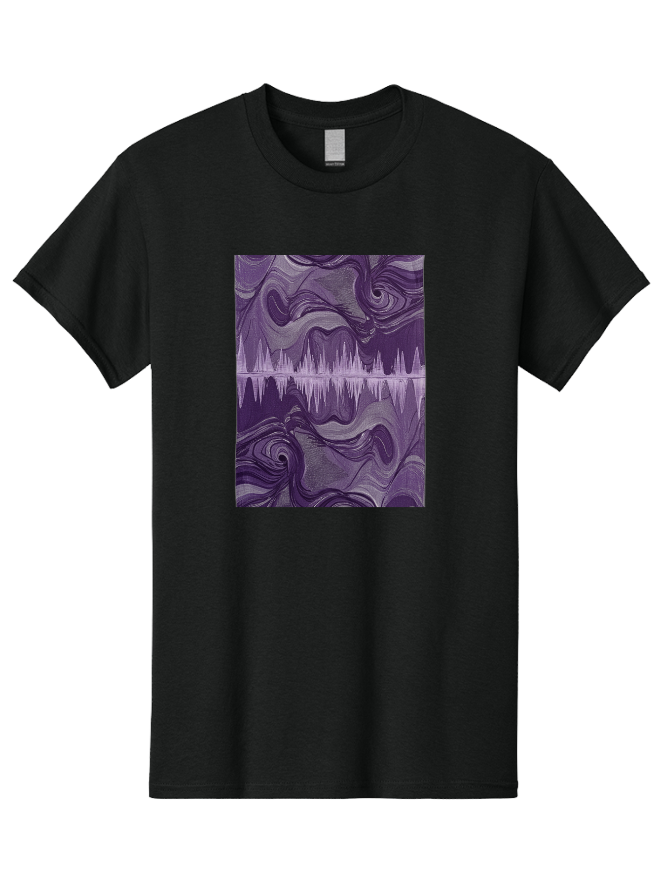 Purple-Sound-Wave Men'S Graphic Tee, 100% Cotton, Comfortable Casual Summer Wear, Machine Washable, Vintage Camera, Old Camera, Antique Camera, Black Camera, Classic Photography, Photography Equipment, Nostalgic Device, Film Camera, Camera Art Bag996 2