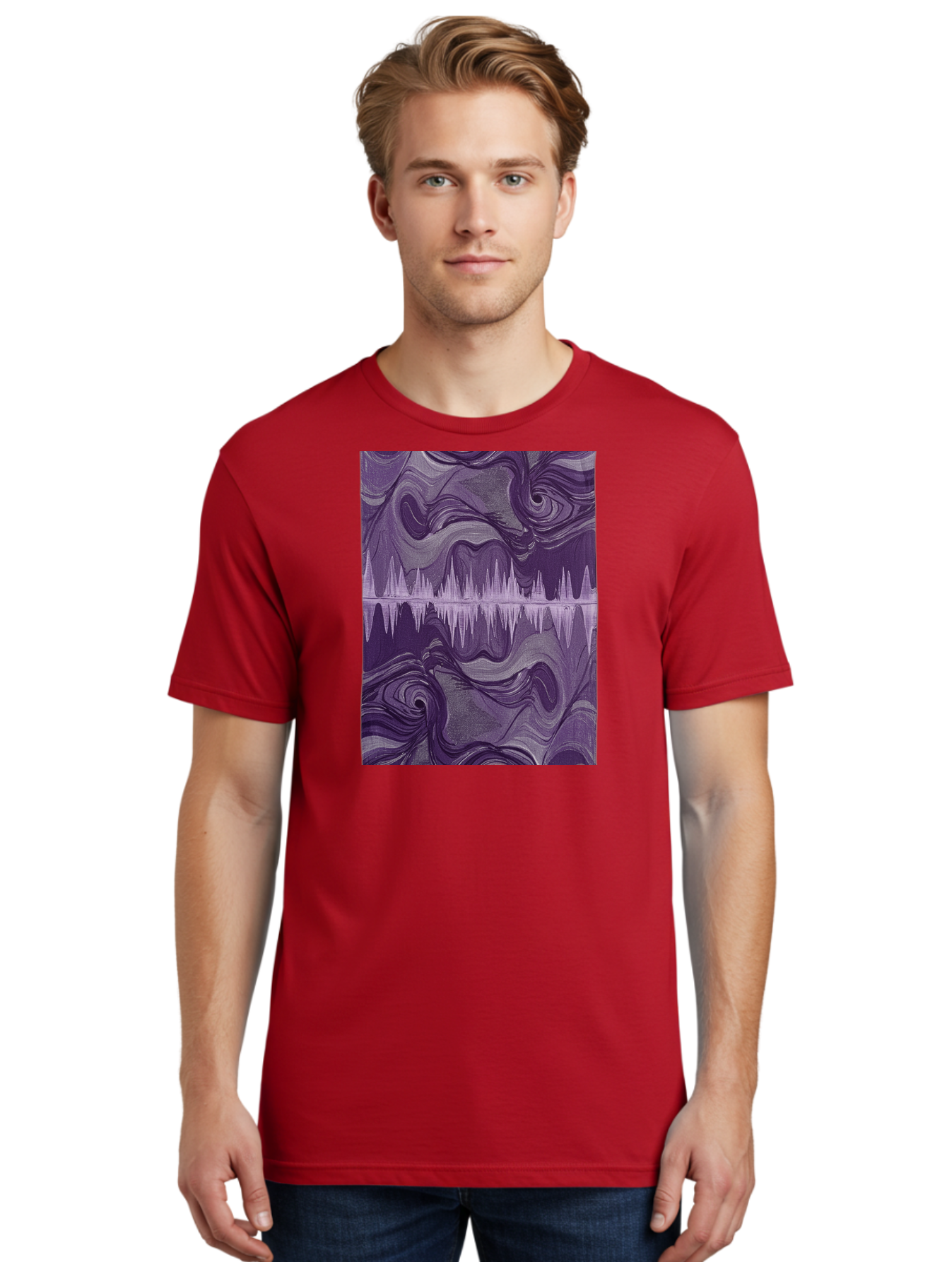 Purple-Sound-Wave Men'S Graphic Tee, 100% Cotton, Comfortable Casual Summer Wear, Machine Washable, Vintage Camera, Old Camera, Antique Camera, Black Camera, Classic Photography, Photography Equipment, Nostalgic Device, Film Camera, Camera Art Bag996 19