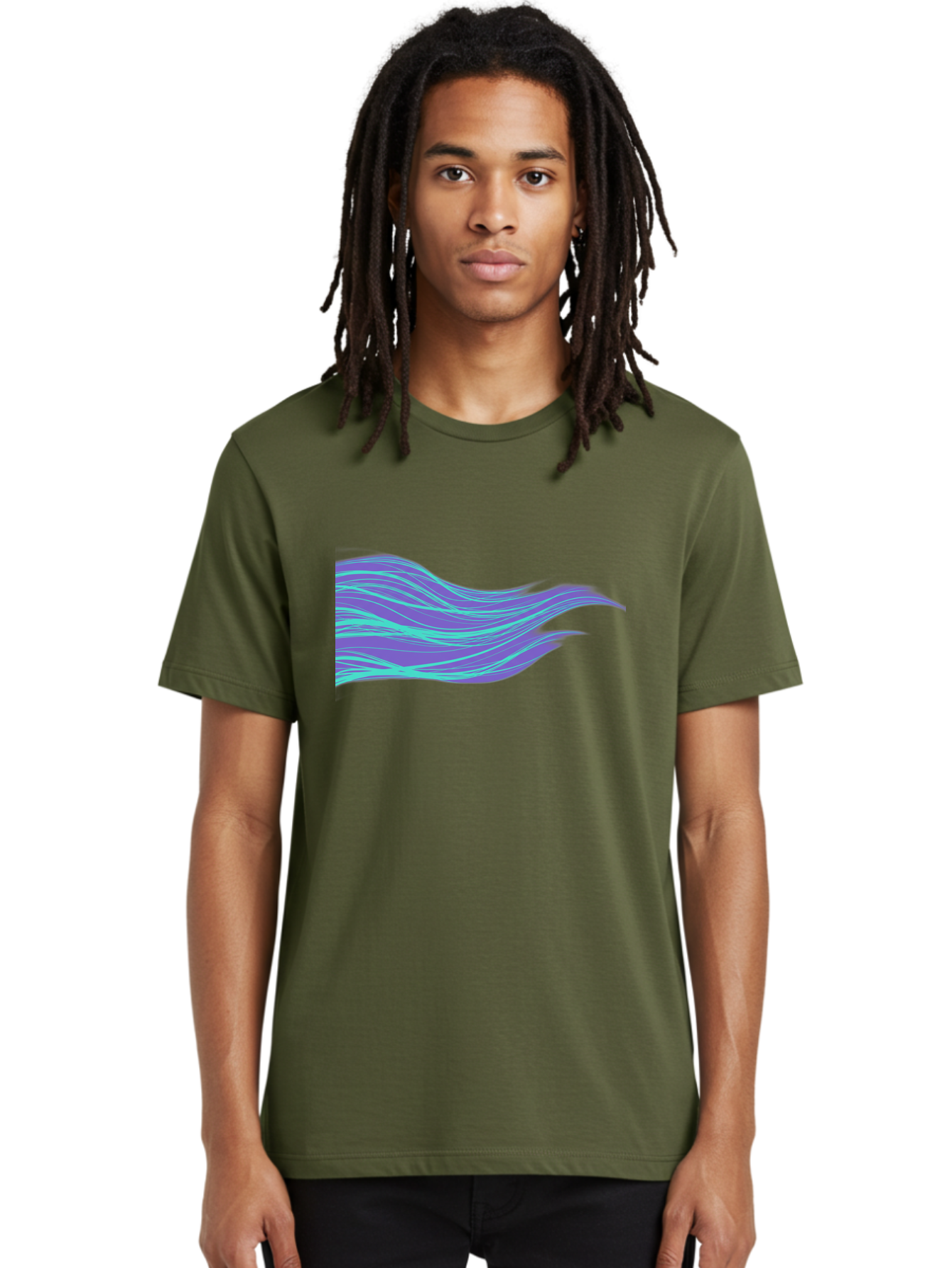 Purple-Wave-Lines Men'S Graphic Tee, 100% Cotton, Comfortable Casual Summer Wear, Machine Washable, Vintage Camera, Old Camera, Antique Camera, Black Camera, Classic Photography, Photography Equipment, Nostalgic Device, Film Camera, Camera Art Bag998 25