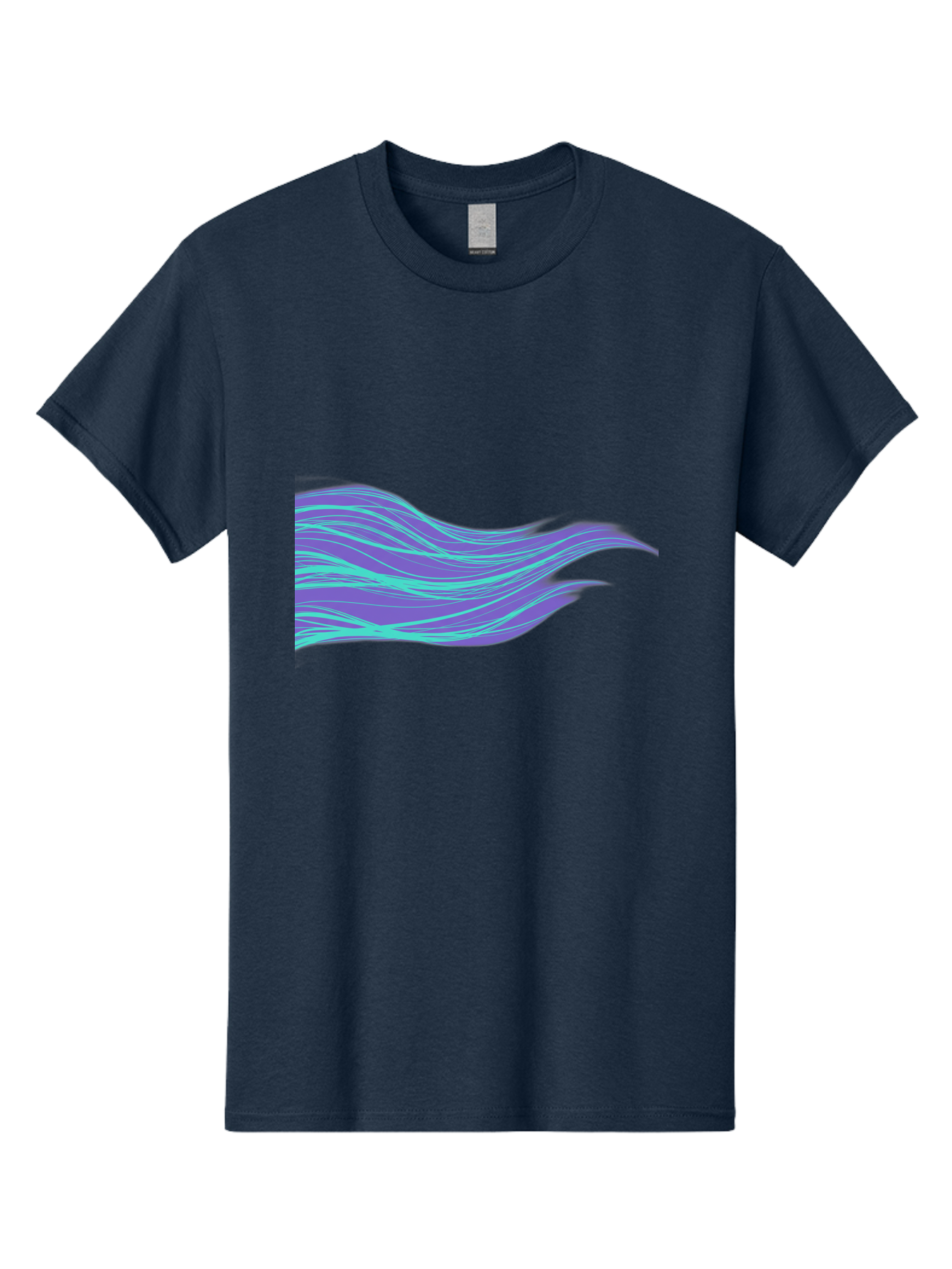 Purple-Wave-Lines Men'S Graphic Tee, 100% Cotton, Comfortable Casual Summer Wear, Machine Washable, Vintage Camera, Old Camera, Antique Camera, Black Camera, Classic Photography, Photography Equipment, Nostalgic Device, Film Camera, Camera Art Bag998 4